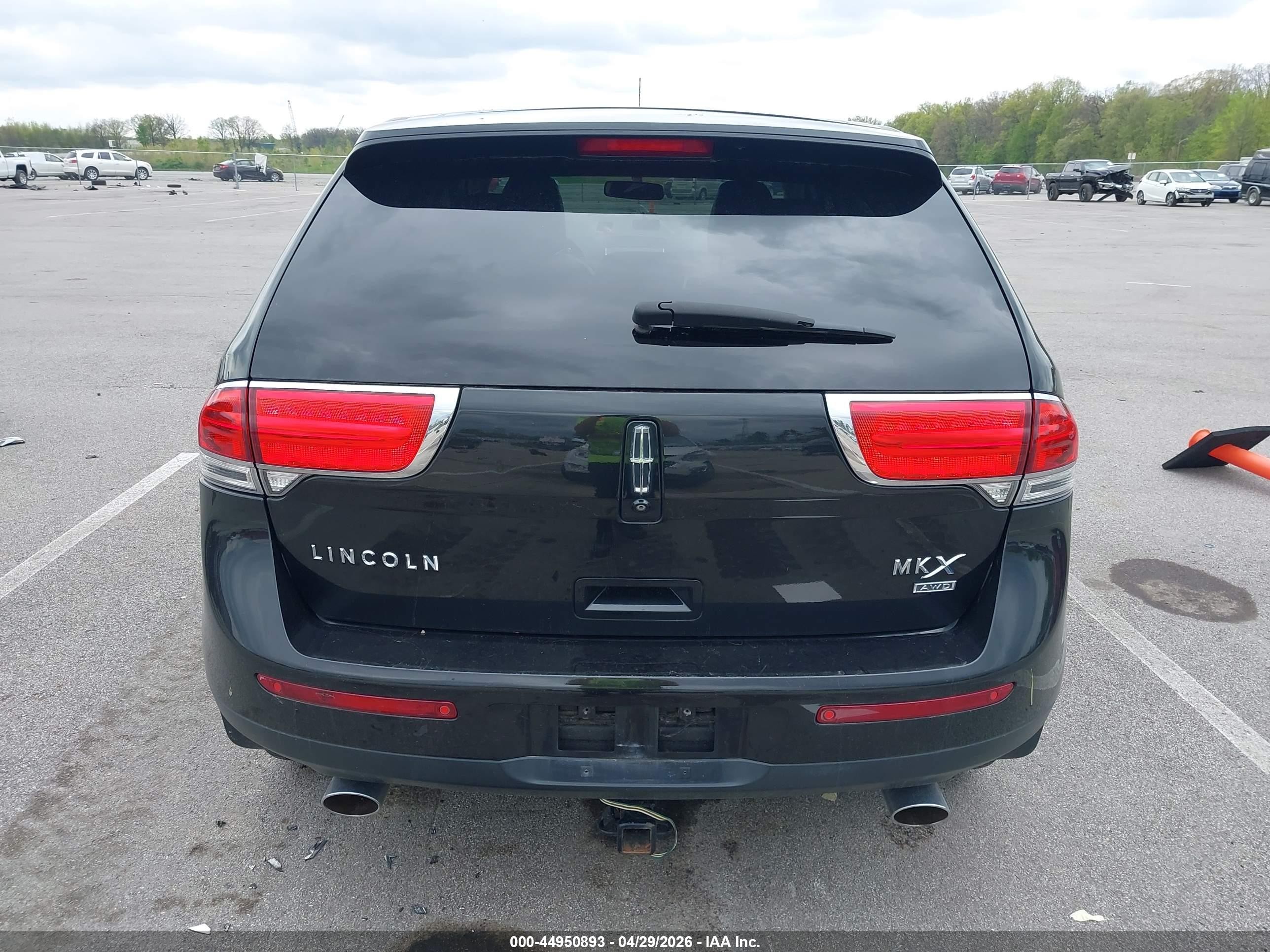2015 Lincoln Mkx   Black vin: 2LMDJ8JK2FBL31506