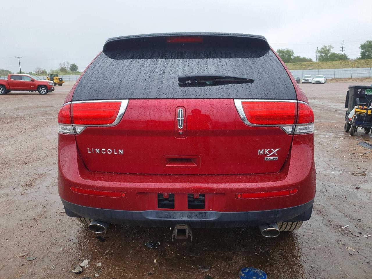 2015 Lincoln Mkx Burgundy vin: 2LMDJ8JK2FBL34230