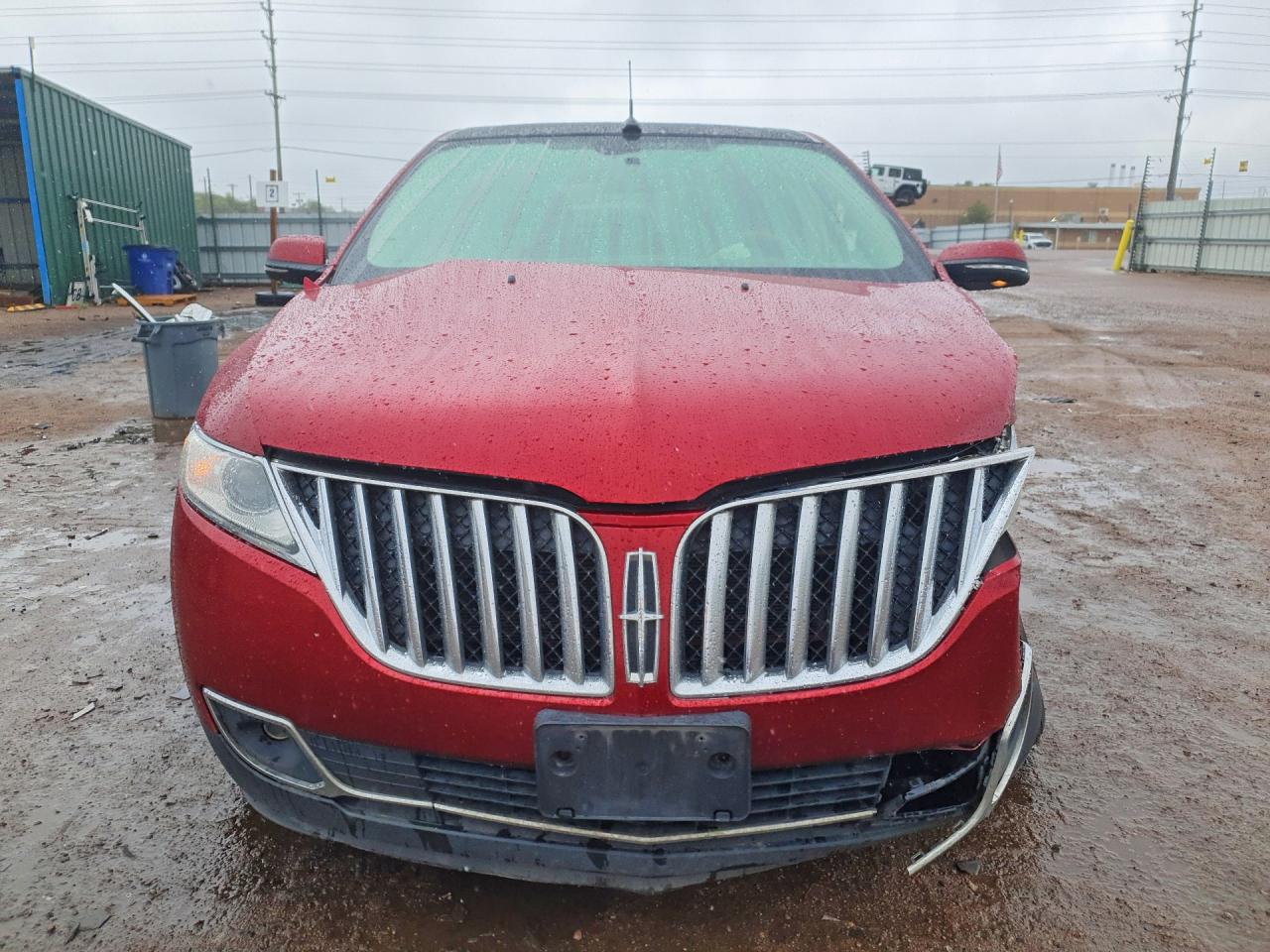 2015 Lincoln Mkx Burgundy vin: 2LMDJ8JK2FBL34230