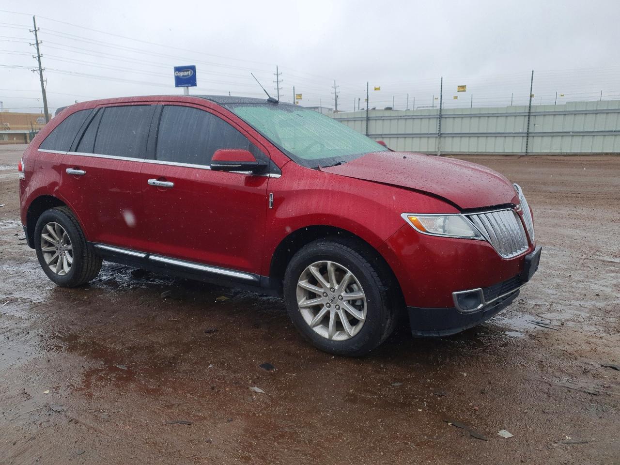 2015 Lincoln Mkx Burgundy vin: 2LMDJ8JK2FBL34230