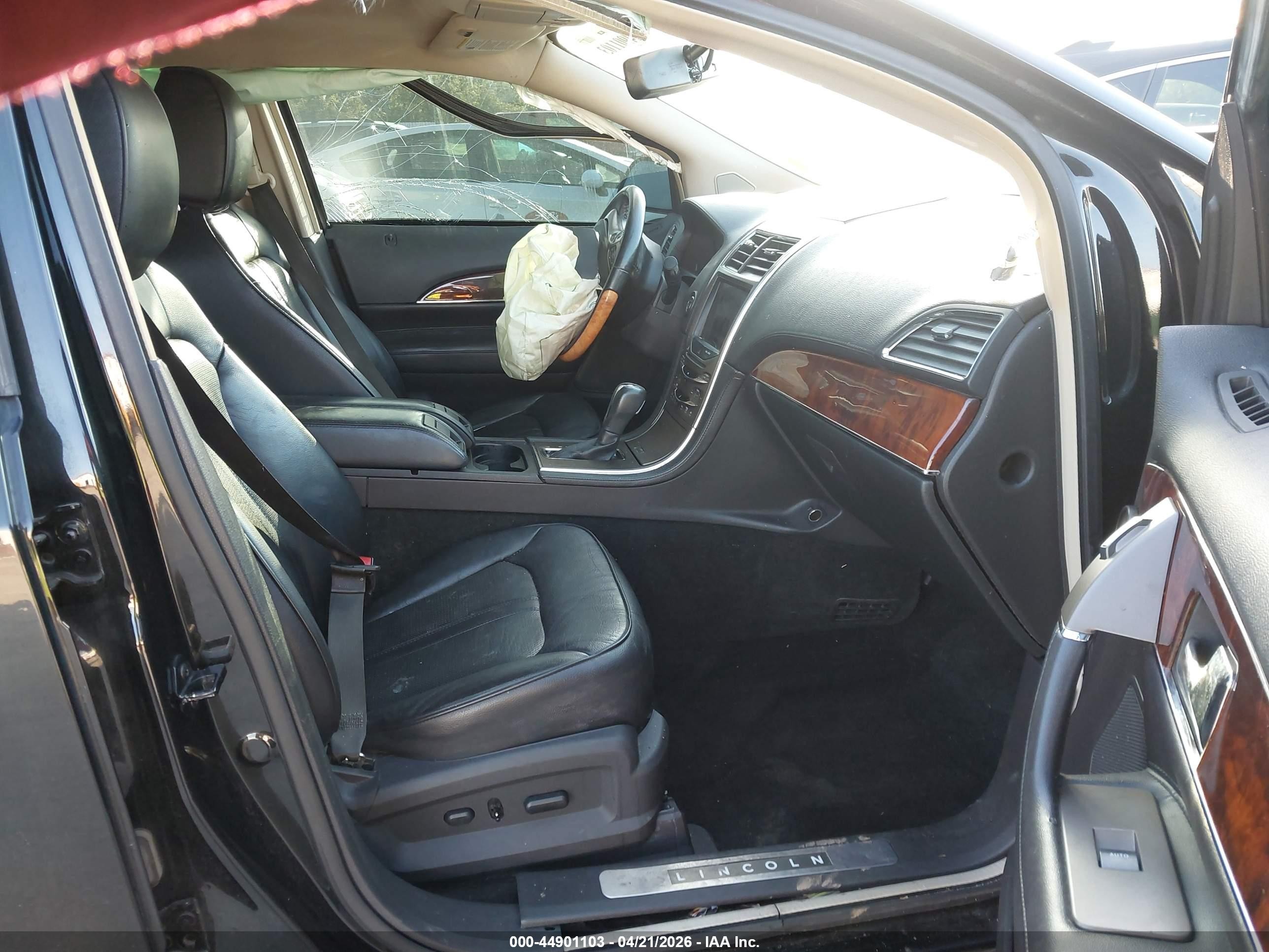 2012 Lincoln Mkx   Black vin: 2LMDJ8JK3CBL09090
