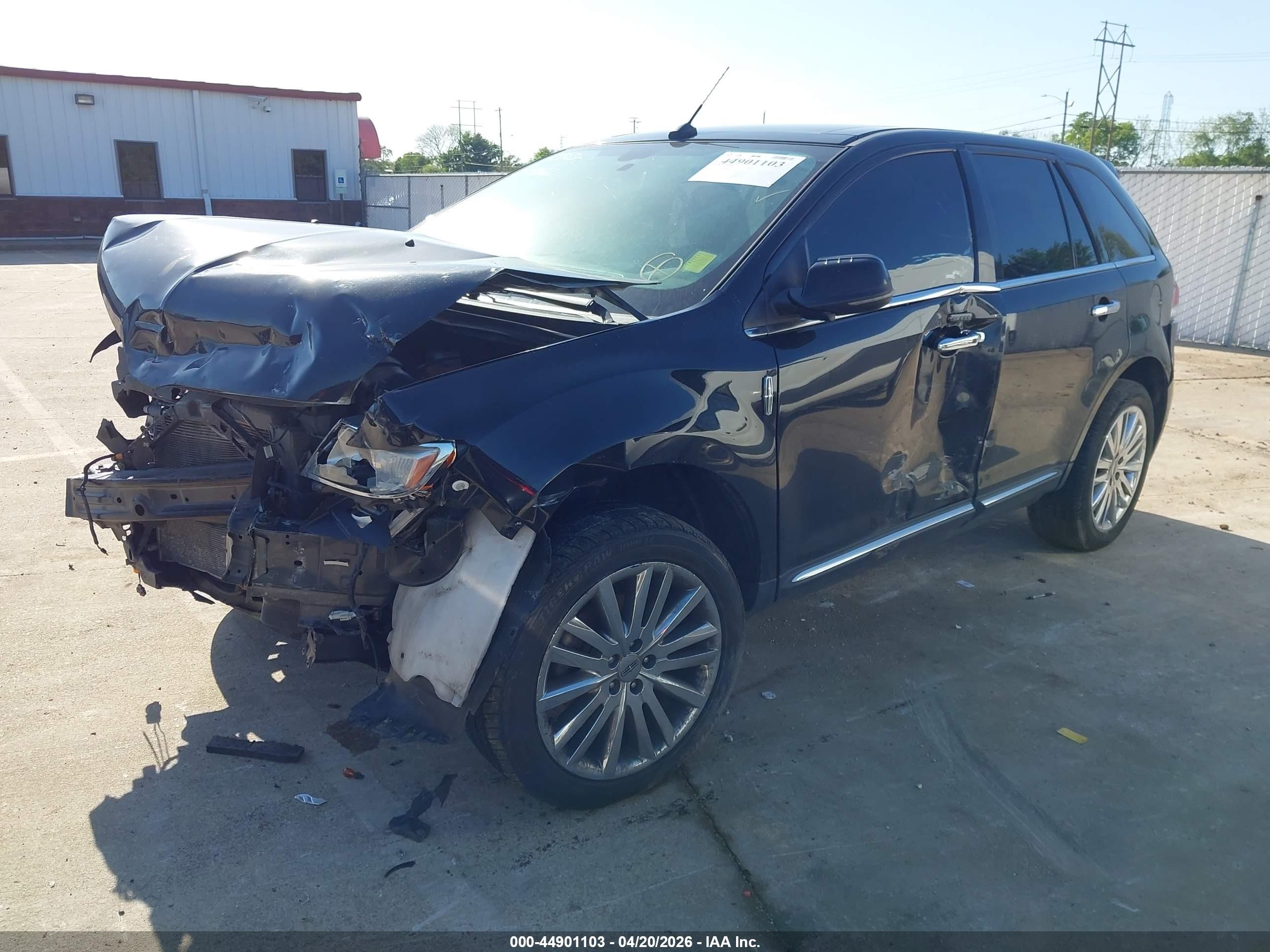 2012 Lincoln Mkx   Black vin: 2LMDJ8JK3CBL09090