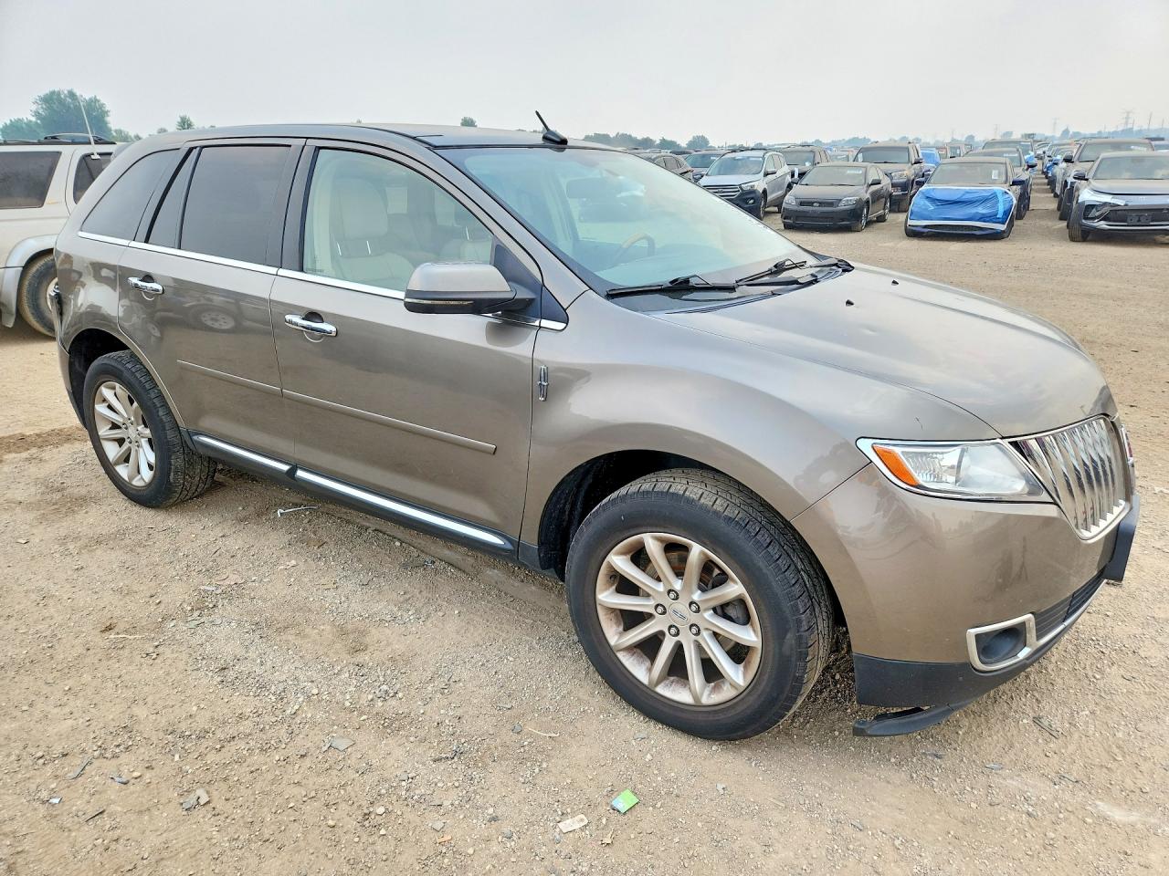 2012 Lincoln Mkx Brown vin: 2LMDJ8JK3CBL17058