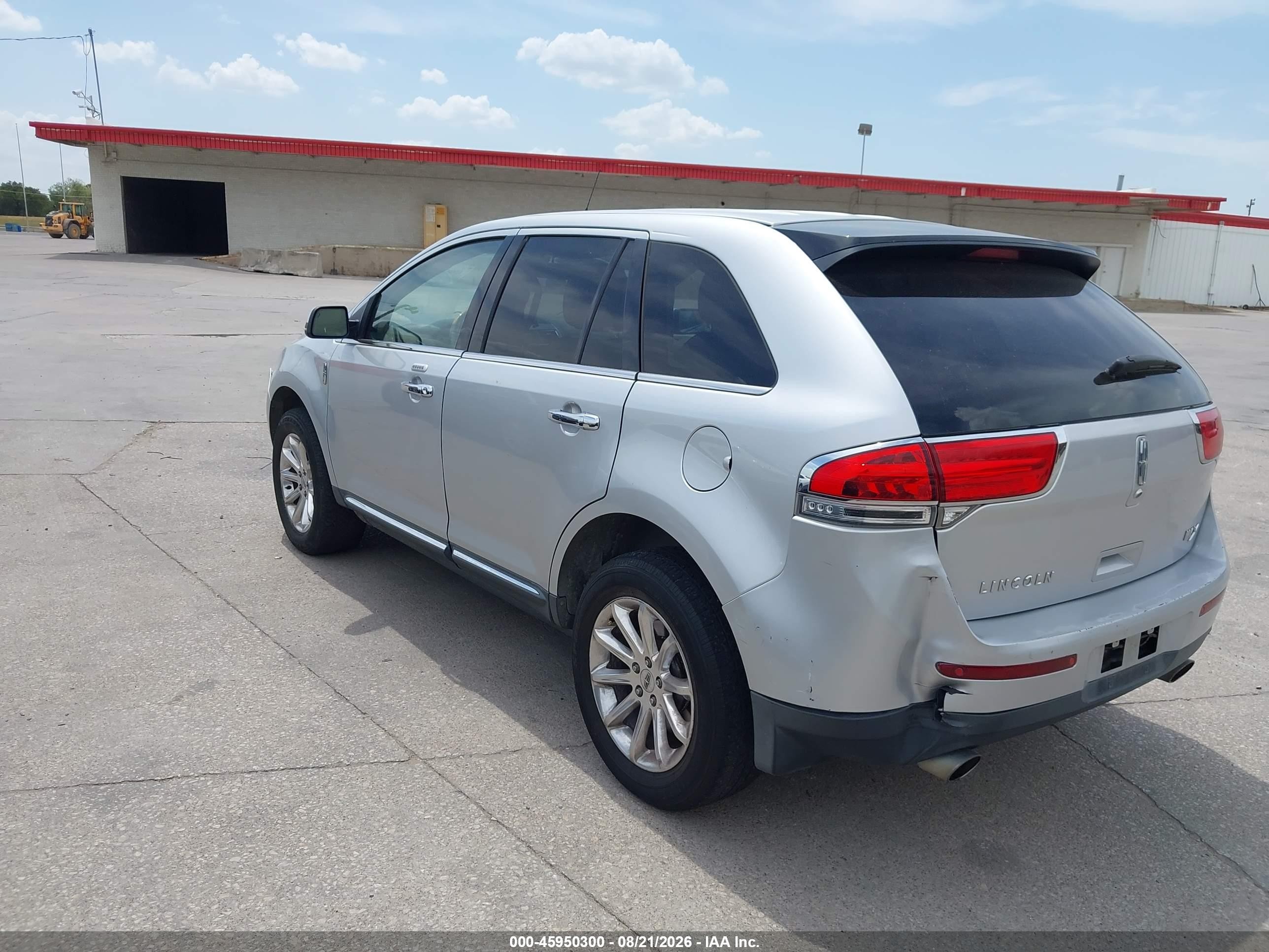 2013 Lincoln Mkx   Серебряный vin: 2LMDJ8JK3DBL12749