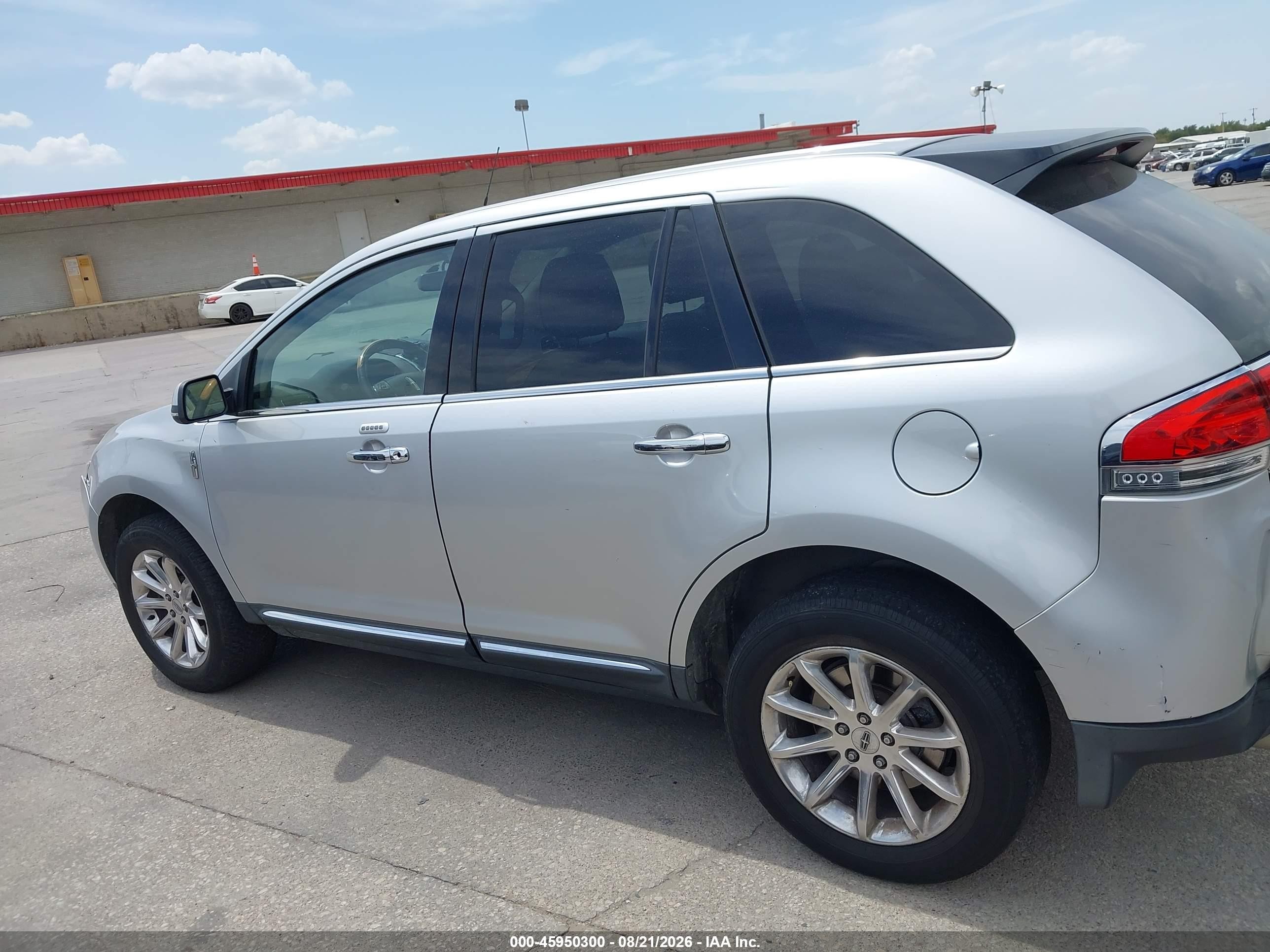 2013 Lincoln Mkx   Серебряный vin: 2LMDJ8JK3DBL12749