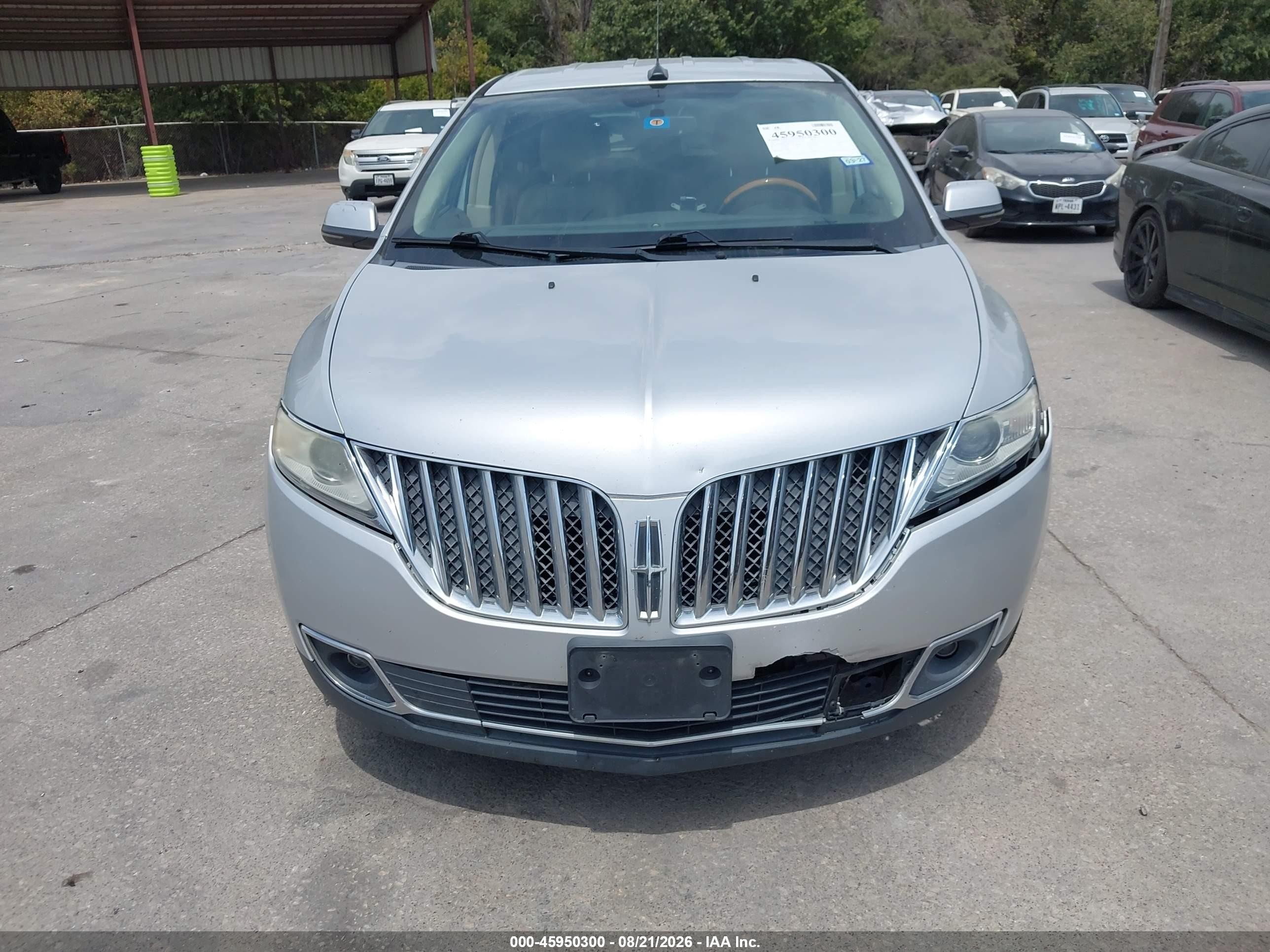 2013 Lincoln Mkx   Серебряный vin: 2LMDJ8JK3DBL12749