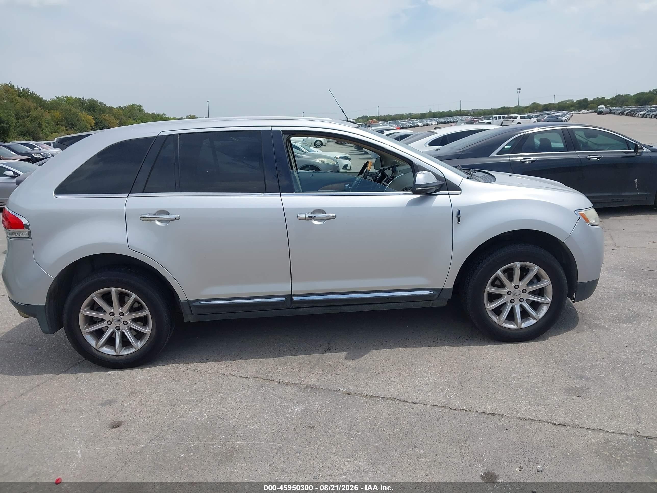 2013 Lincoln Mkx   Серебряный vin: 2LMDJ8JK3DBL12749