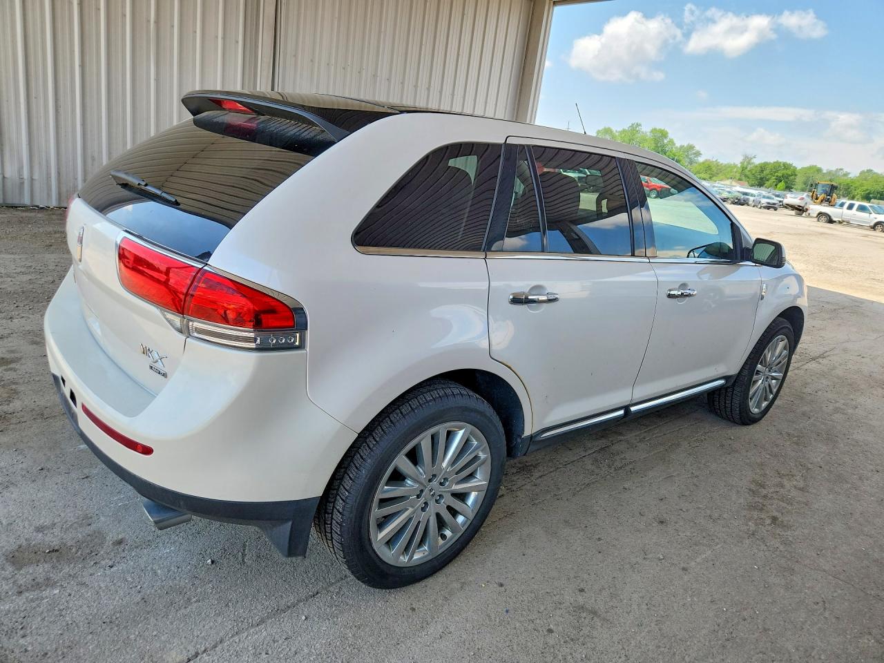 2013 Lincoln Mkx White vin: 2LMDJ8JK3DBL20754