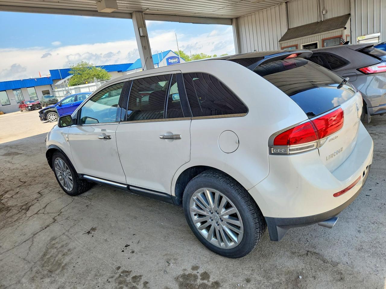 2013 Lincoln Mkx White vin: 2LMDJ8JK3DBL20754