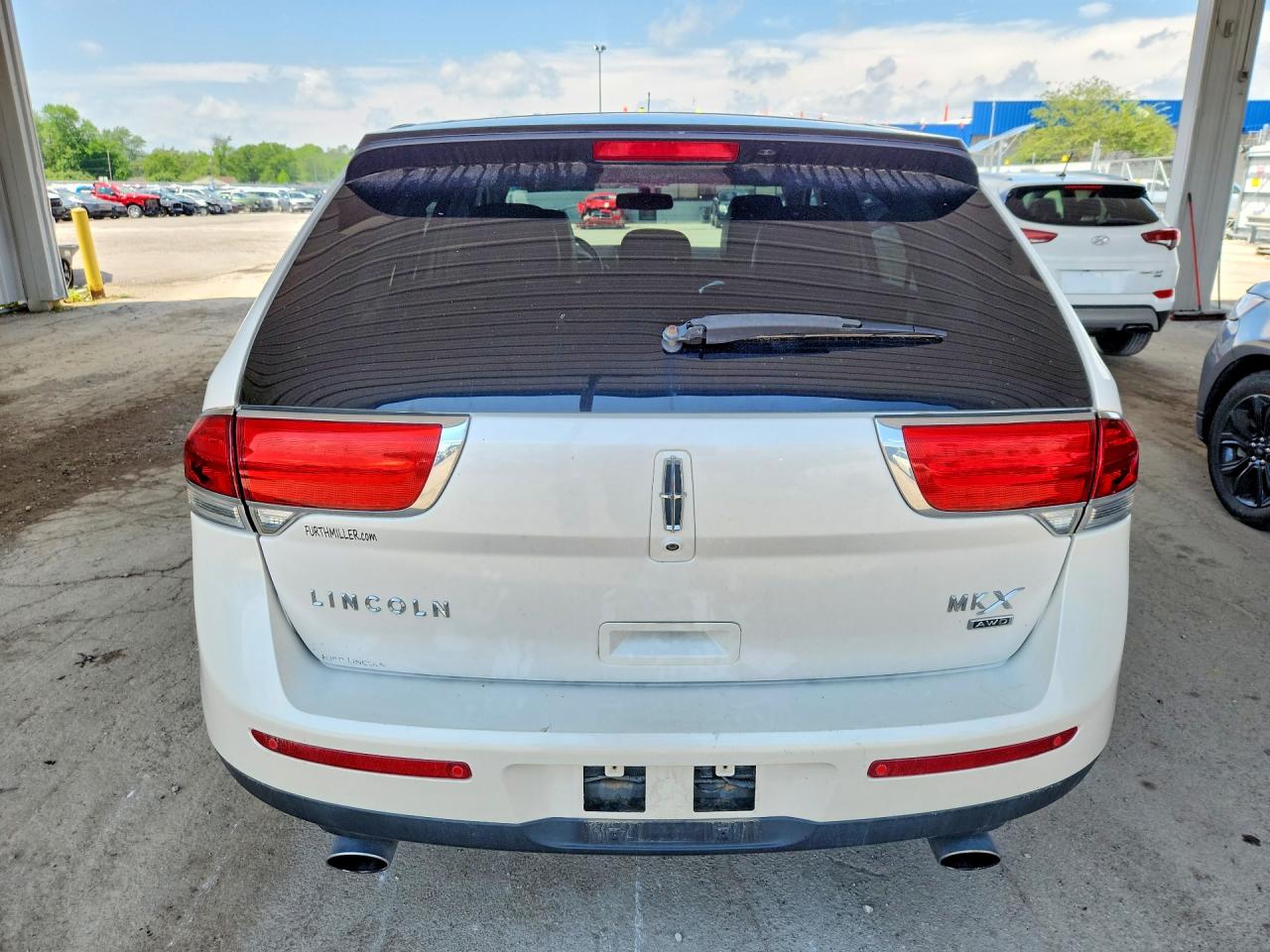 2013 Lincoln Mkx White vin: 2LMDJ8JK3DBL20754