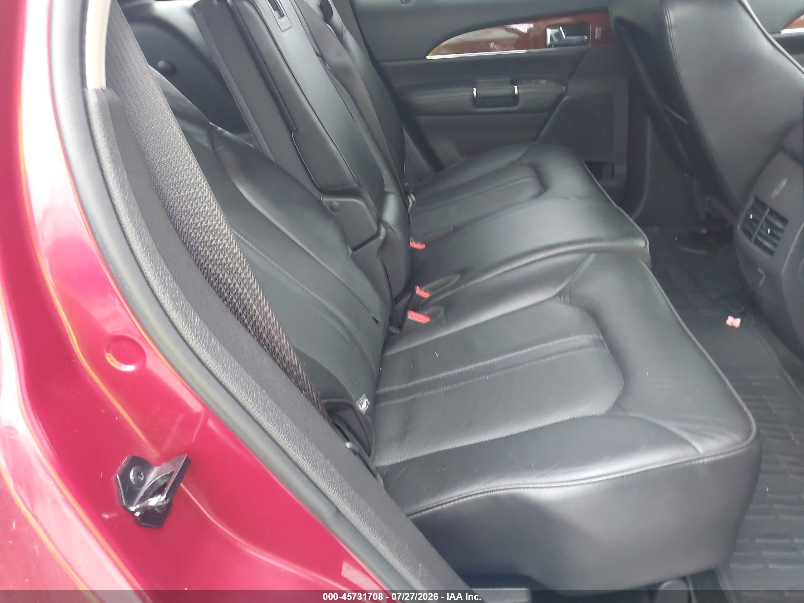 2013 Lincoln Mkx   Burgundy vin: 2LMDJ8JK3DBL38445