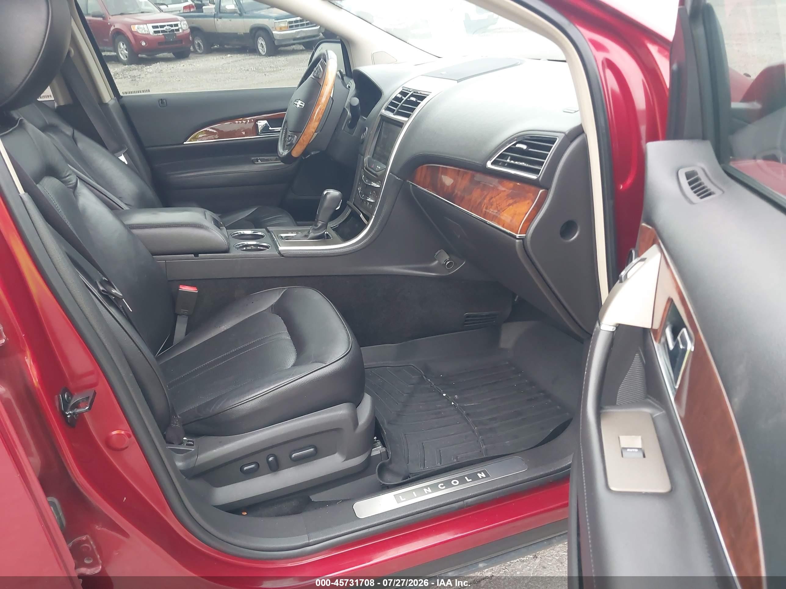2013 Lincoln Mkx   Burgundy vin: 2LMDJ8JK3DBL38445