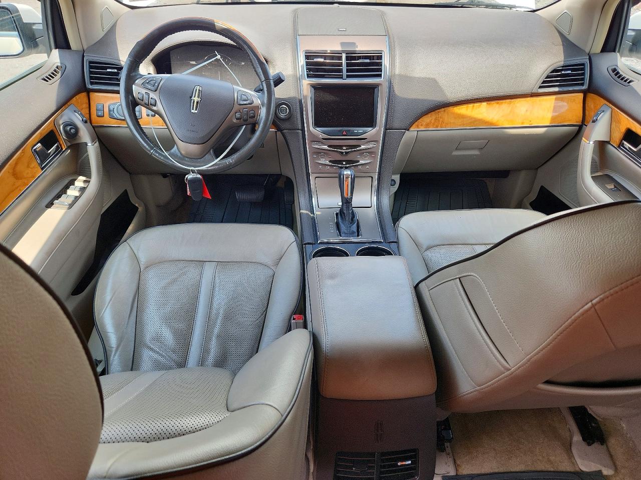 2015 Lincoln Mkx White vin: 2LMDJ8JK3FBL28212