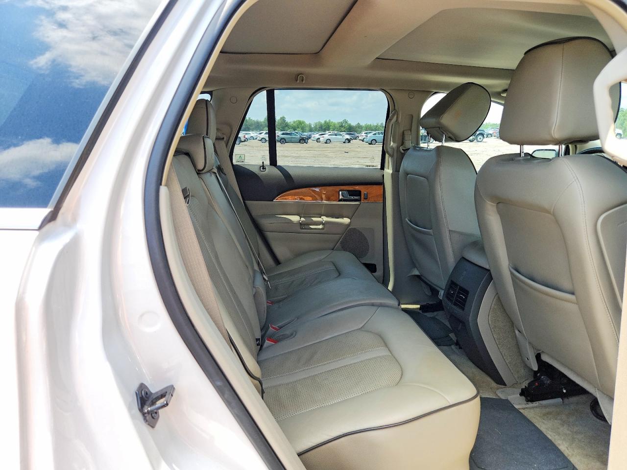 2015 Lincoln Mkx White vin: 2LMDJ8JK3FBL28212