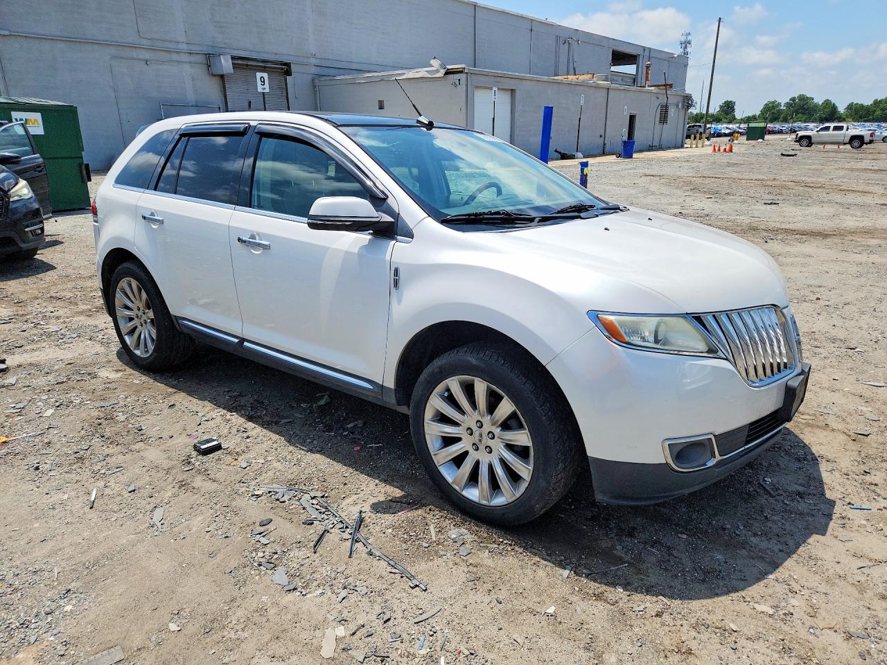 2015 Lincoln Mkx White vin: 2LMDJ8JK3FBL28212