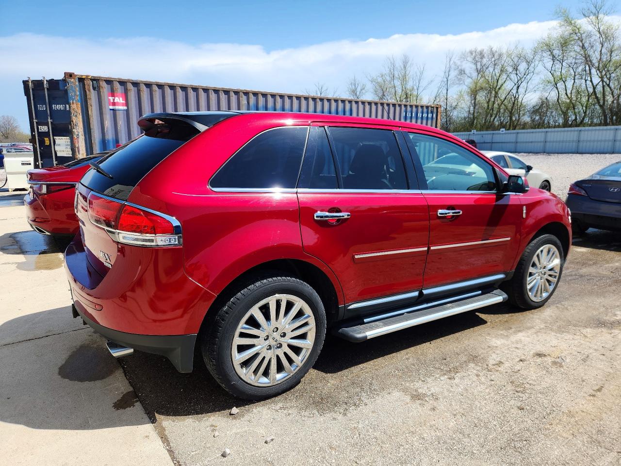 2015 Lincoln Mkx Red vin: 2LMDJ8JK3FBL31059