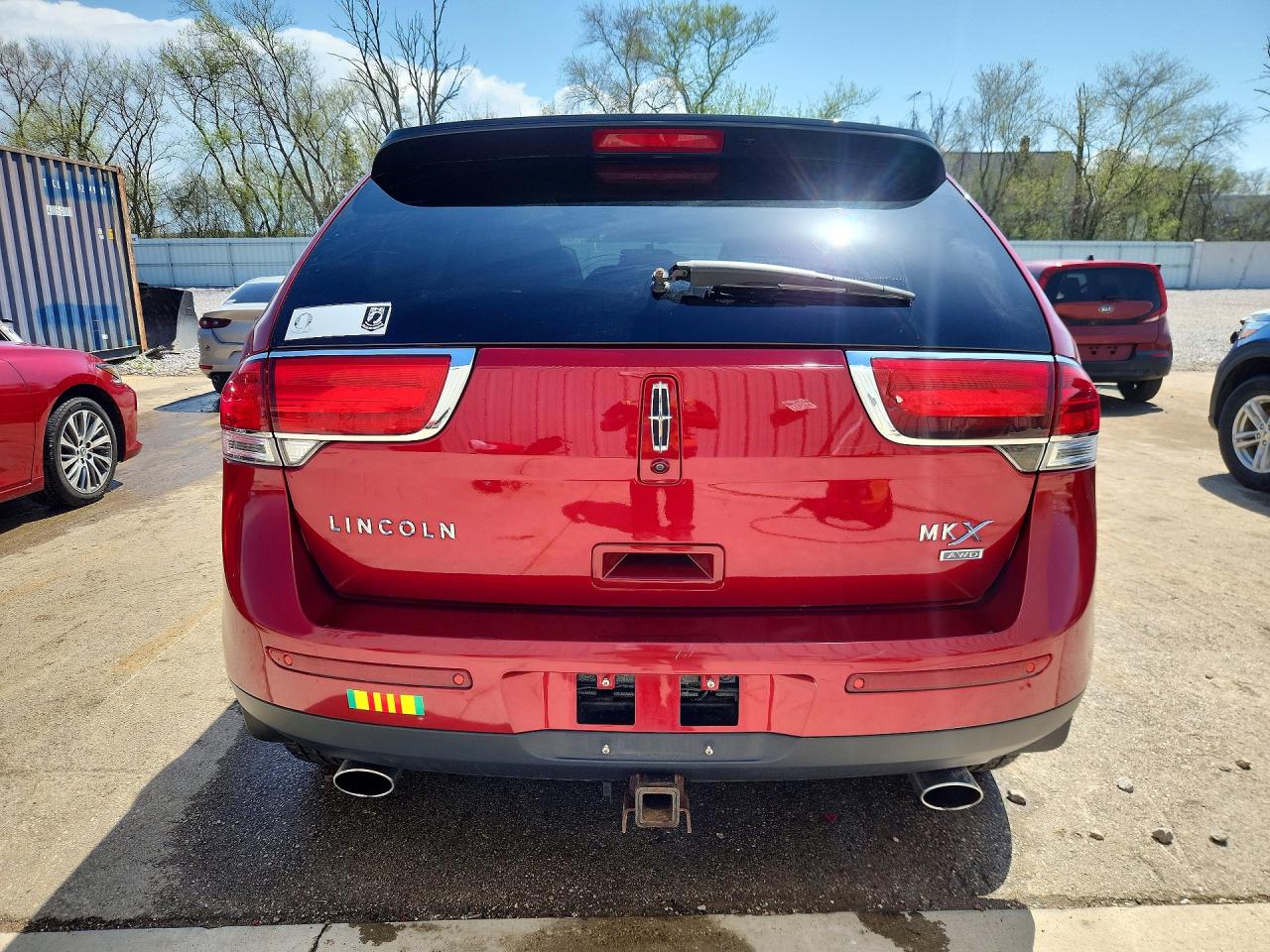 2015 Lincoln Mkx Red vin: 2LMDJ8JK3FBL31059