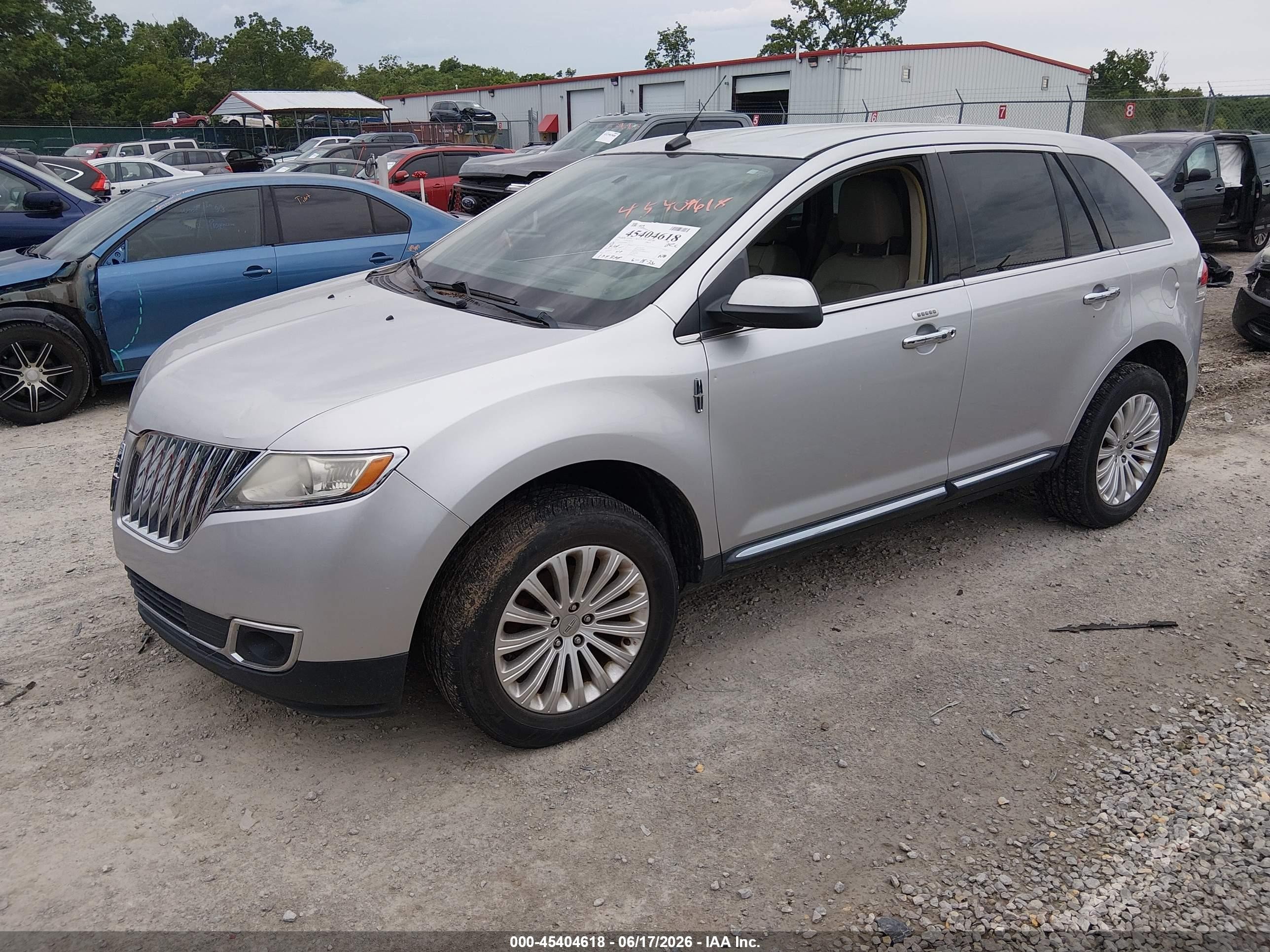 2011 Lincoln Mkx   Gray vin: 2LMDJ8JK4BBJ27574