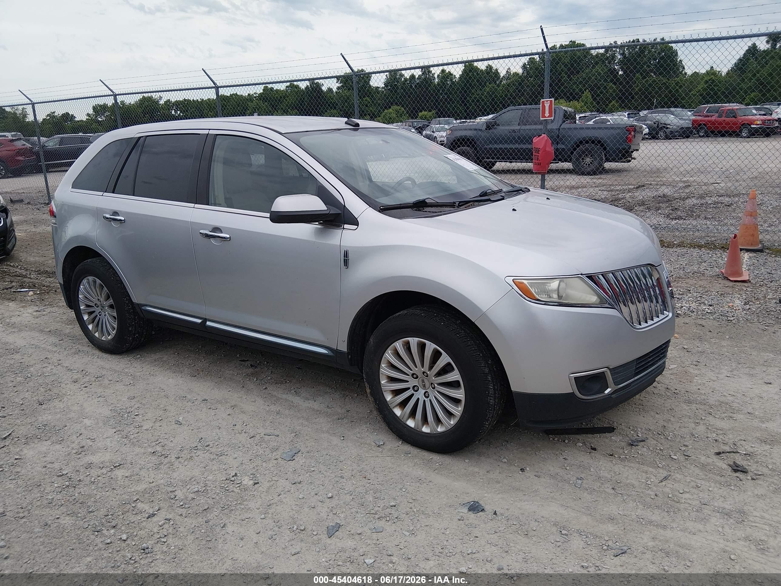 2011 Lincoln Mkx   Gray vin: 2LMDJ8JK4BBJ27574