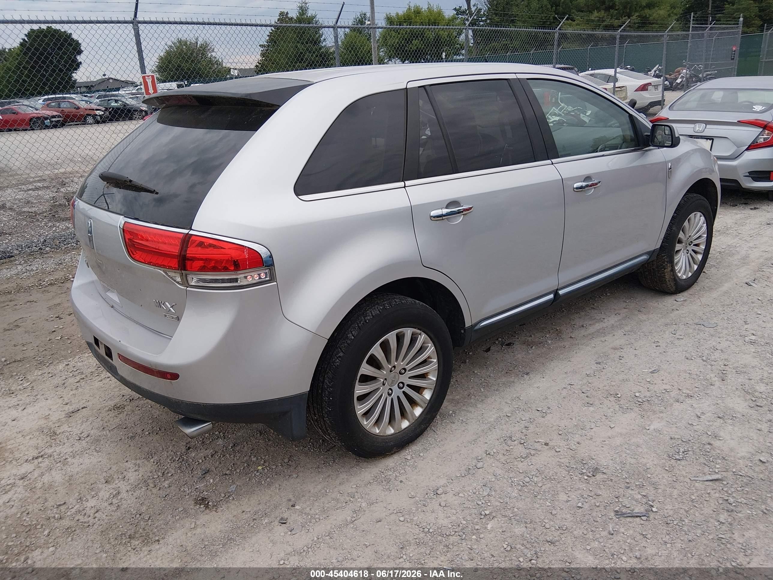 2011 Lincoln Mkx   Gray vin: 2LMDJ8JK4BBJ27574