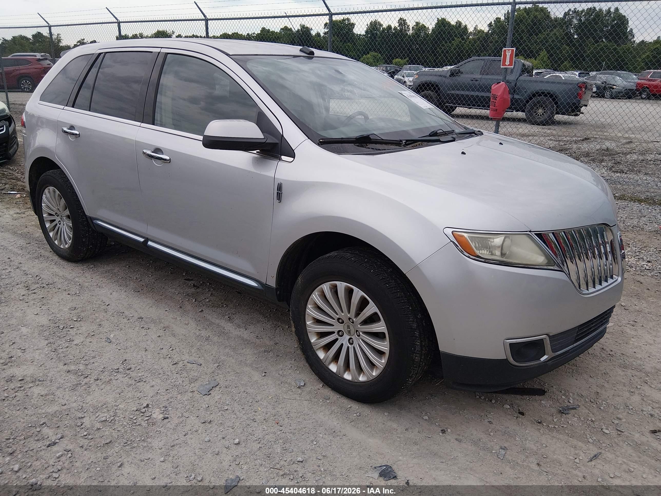 2011 Lincoln Mkx   Gray vin: 2LMDJ8JK4BBJ27574