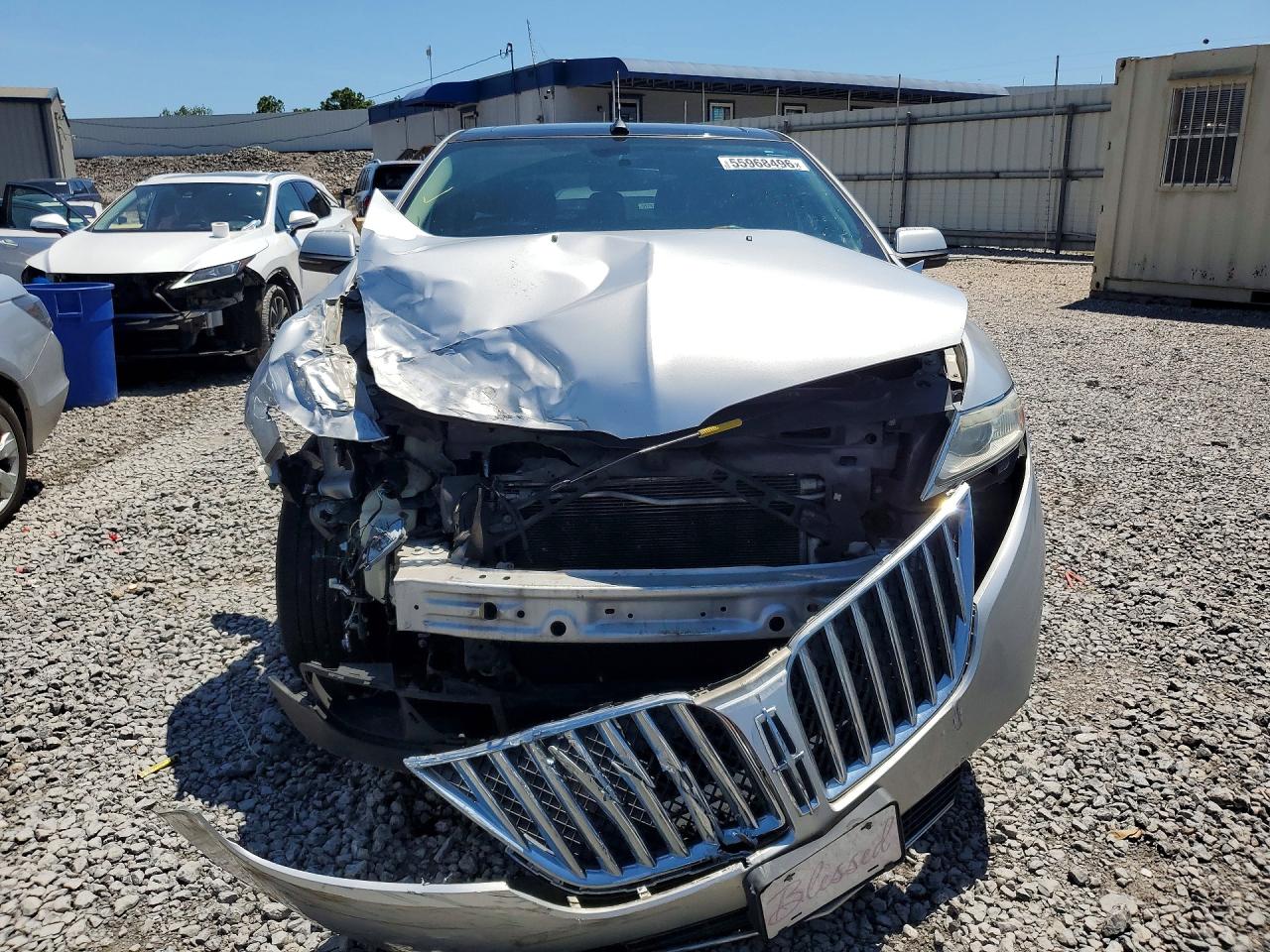 2012 Lincoln Mkx Silver vin: 2LMDJ8JK4CBL16209