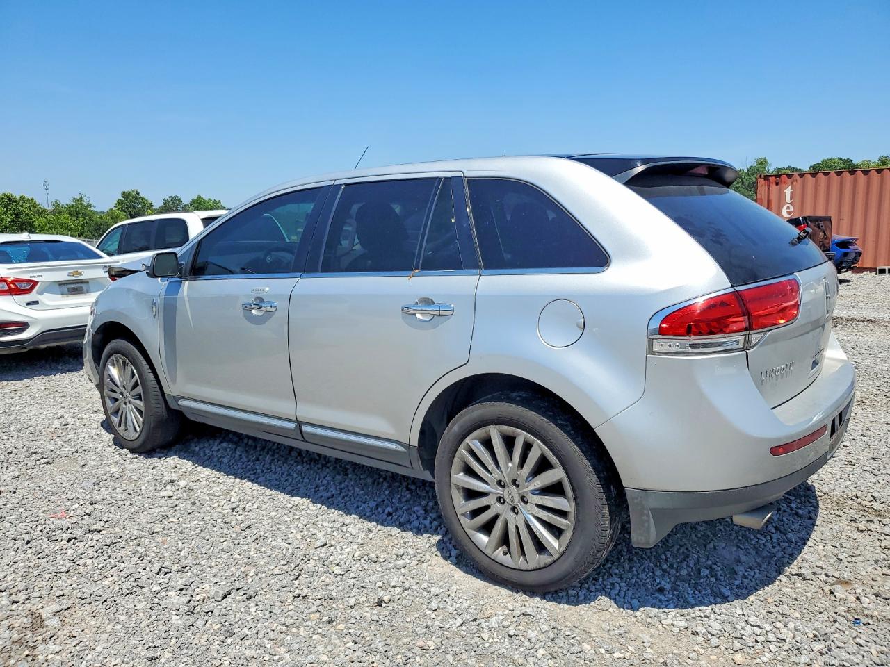2012 Lincoln Mkx Silver vin: 2LMDJ8JK4CBL16209