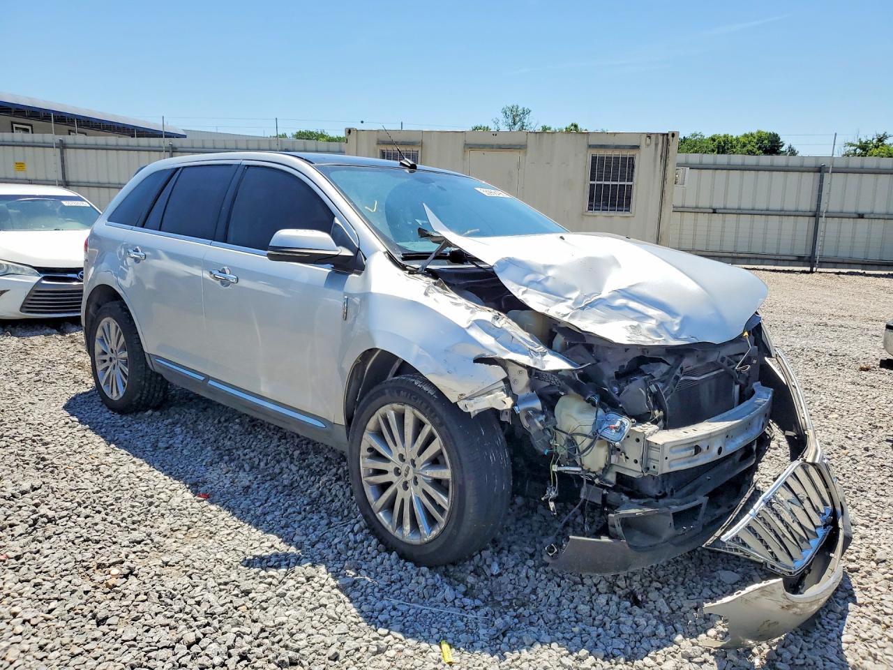 2012 Lincoln Mkx Silver vin: 2LMDJ8JK4CBL16209