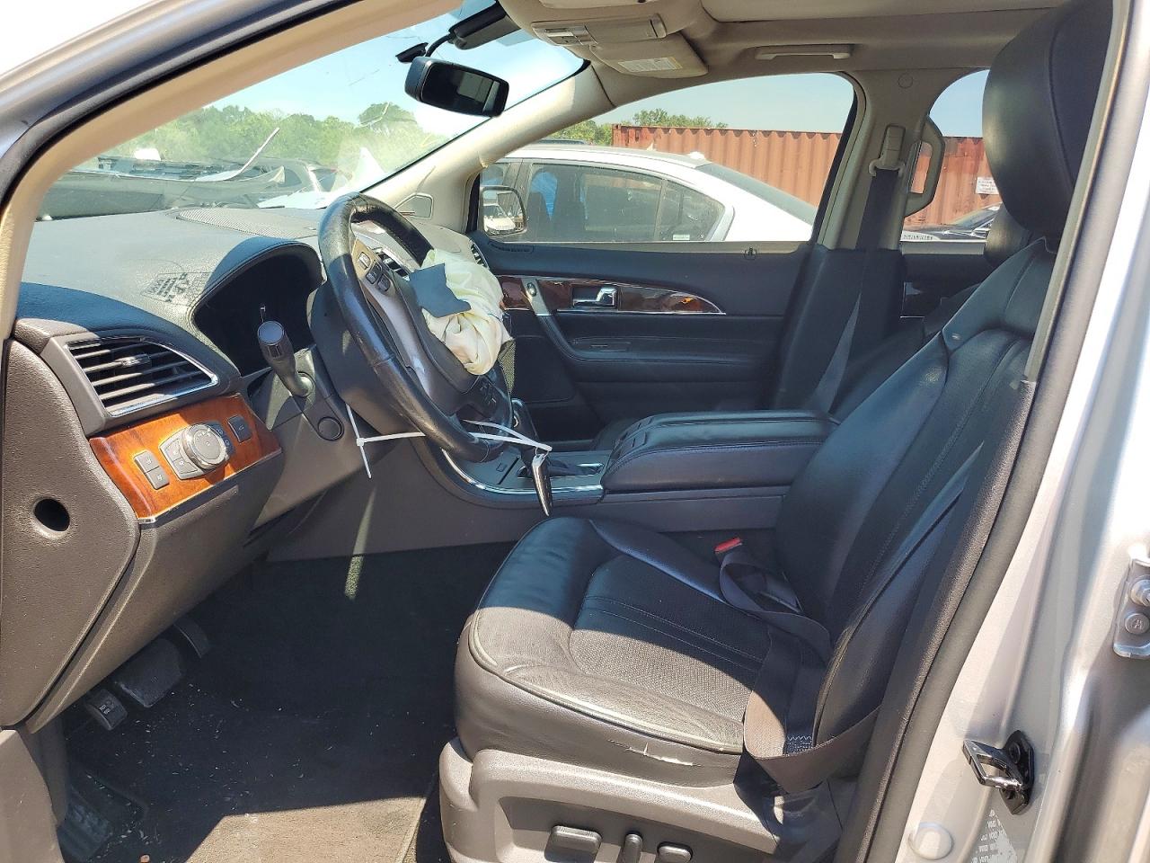 2012 Lincoln Mkx Silver vin: 2LMDJ8JK4CBL16209