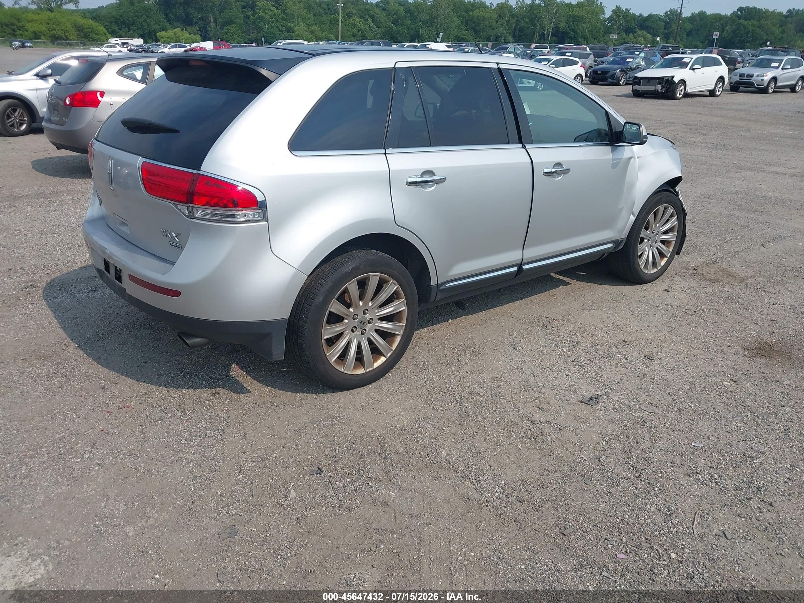 2013 Lincoln Mkx   Silver vin: 2LMDJ8JK4DBL06863