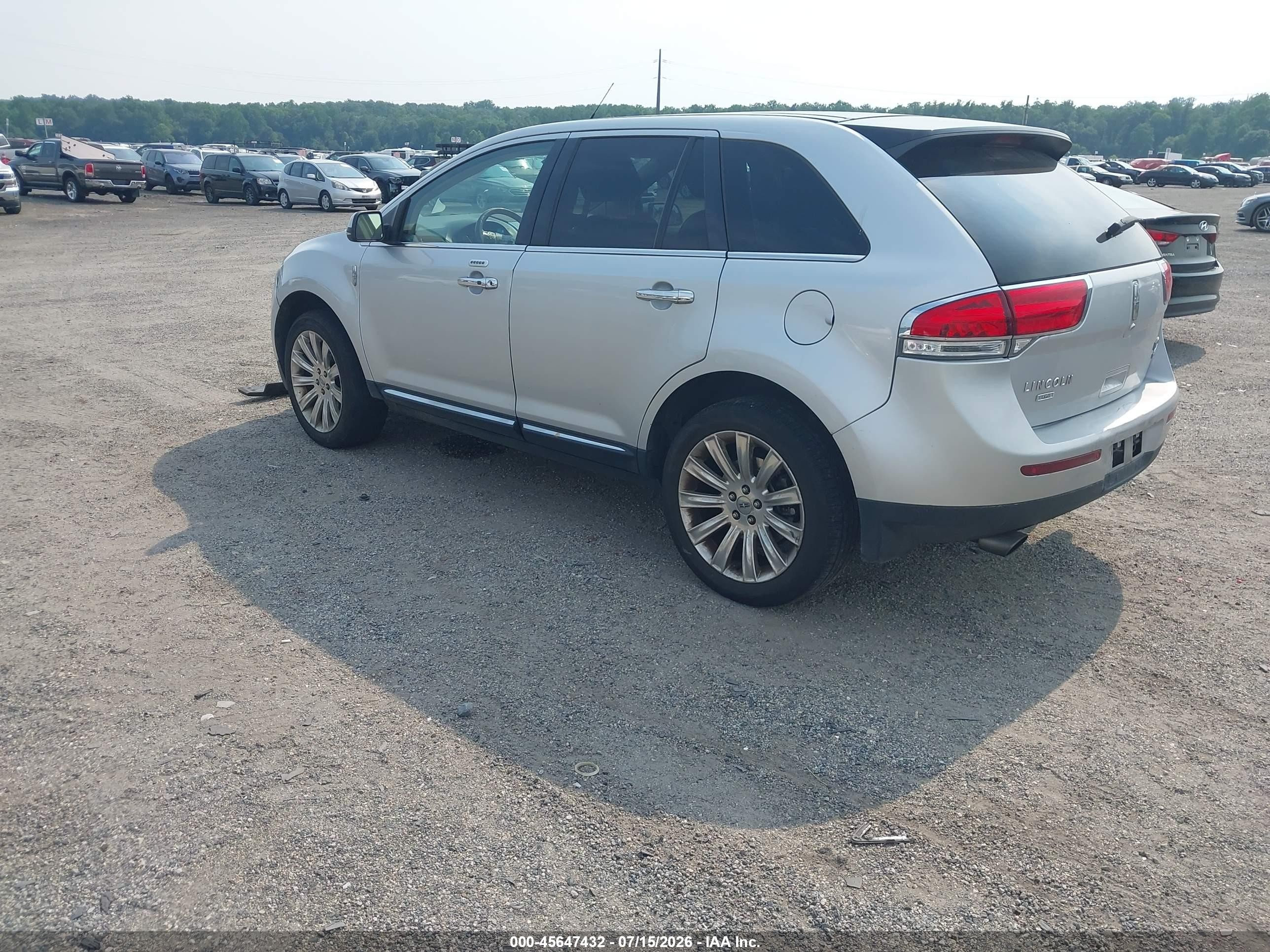 2013 Lincoln Mkx   Silver vin: 2LMDJ8JK4DBL06863