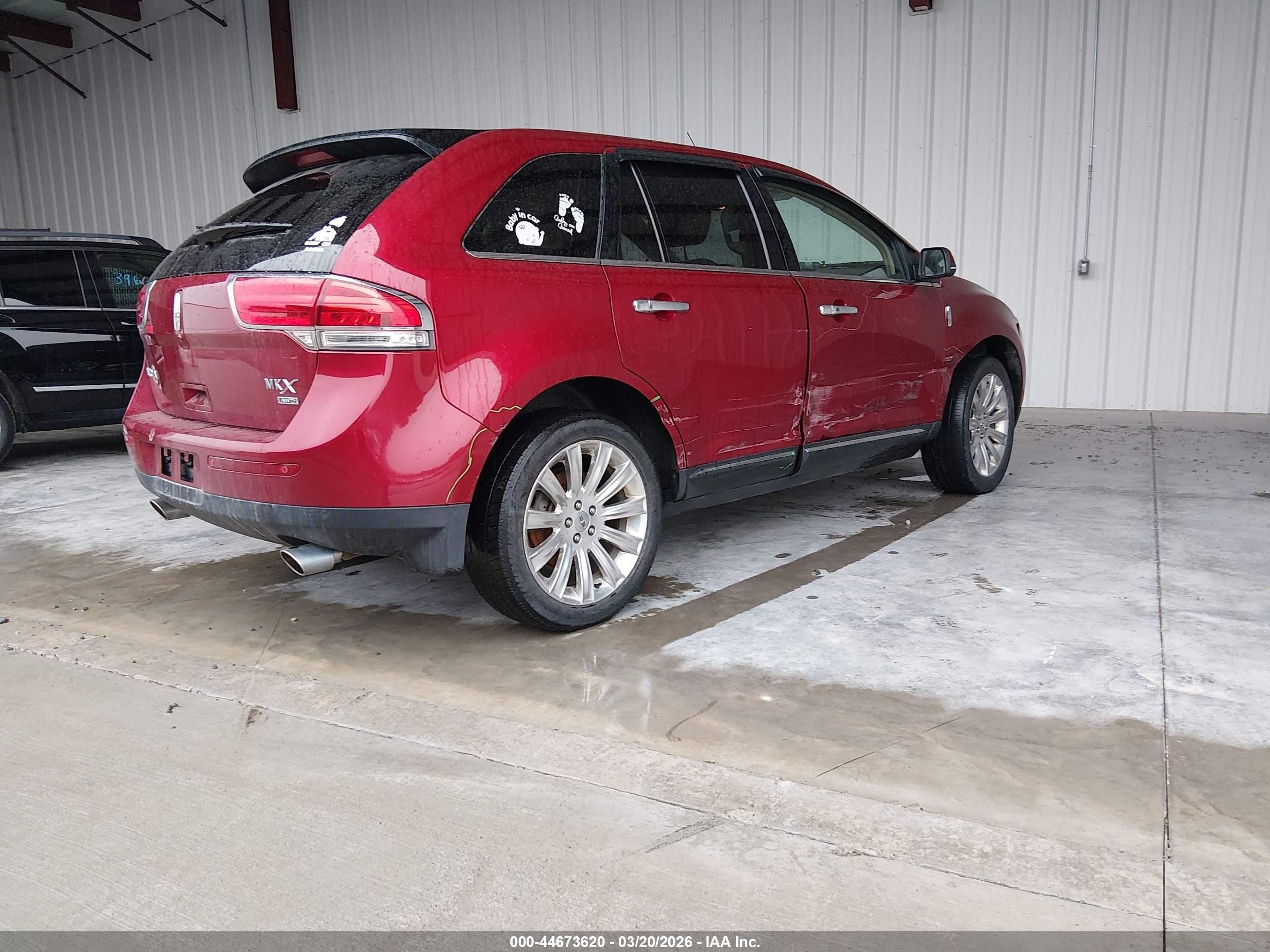 2013 Lincoln Mkx   Красный vin: 2LMDJ8JK4DBL16857