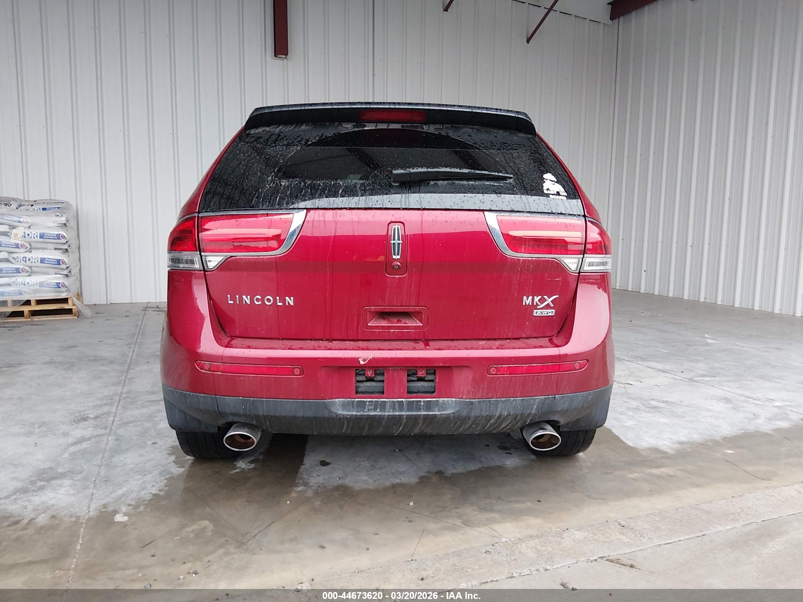 2013 Lincoln Mkx   Красный vin: 2LMDJ8JK4DBL16857