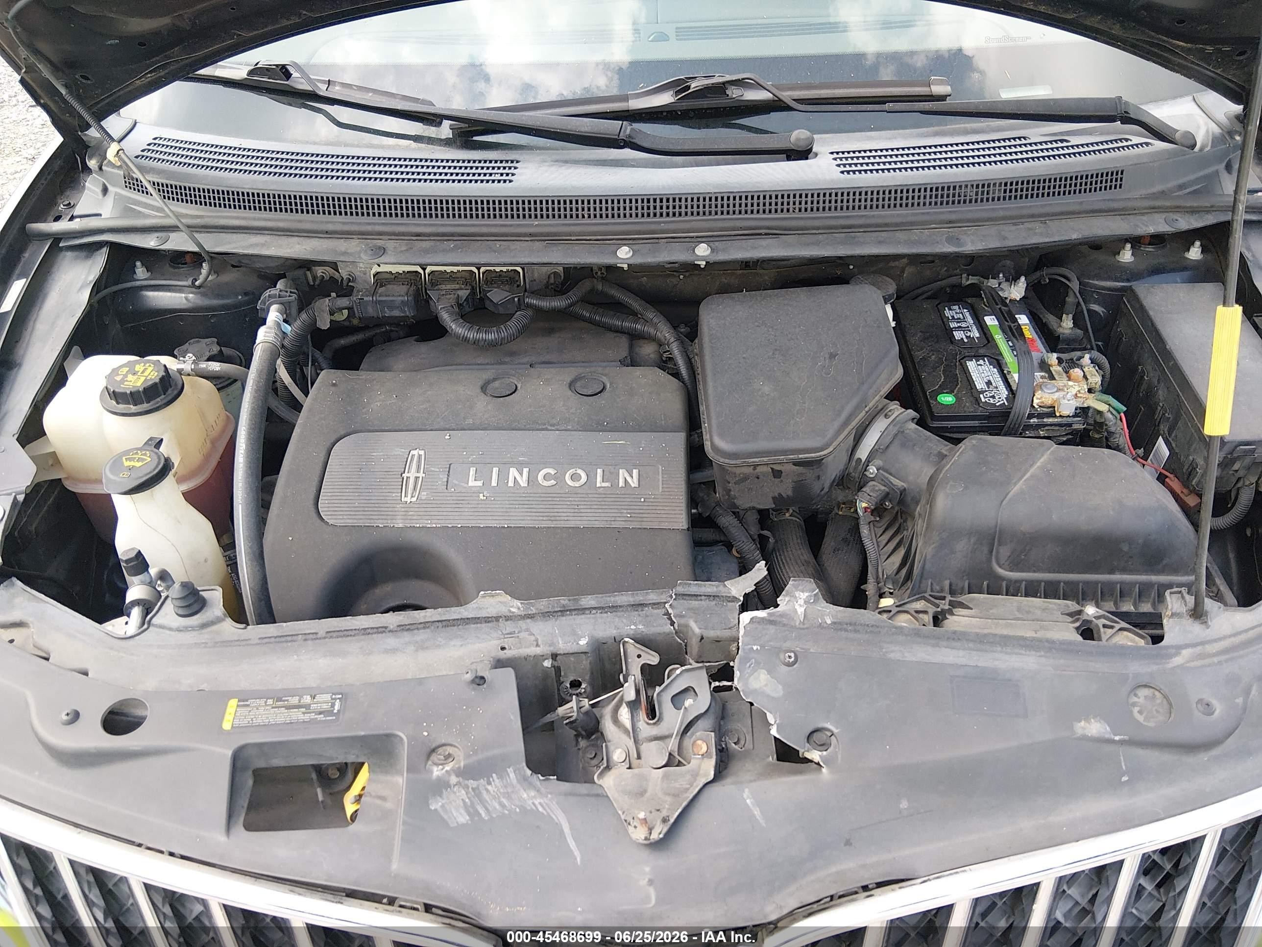 2013 Lincoln Mkx   Black vin: 2LMDJ8JK4DBL19404