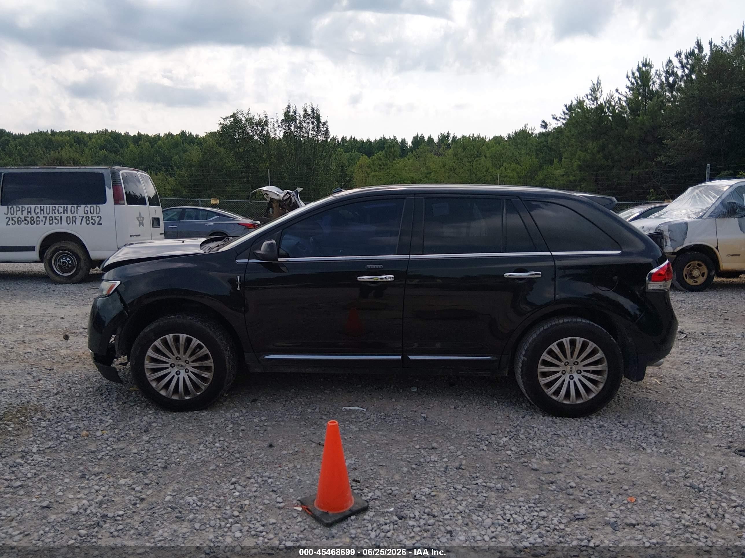 2013 Lincoln Mkx   Black vin: 2LMDJ8JK4DBL19404
