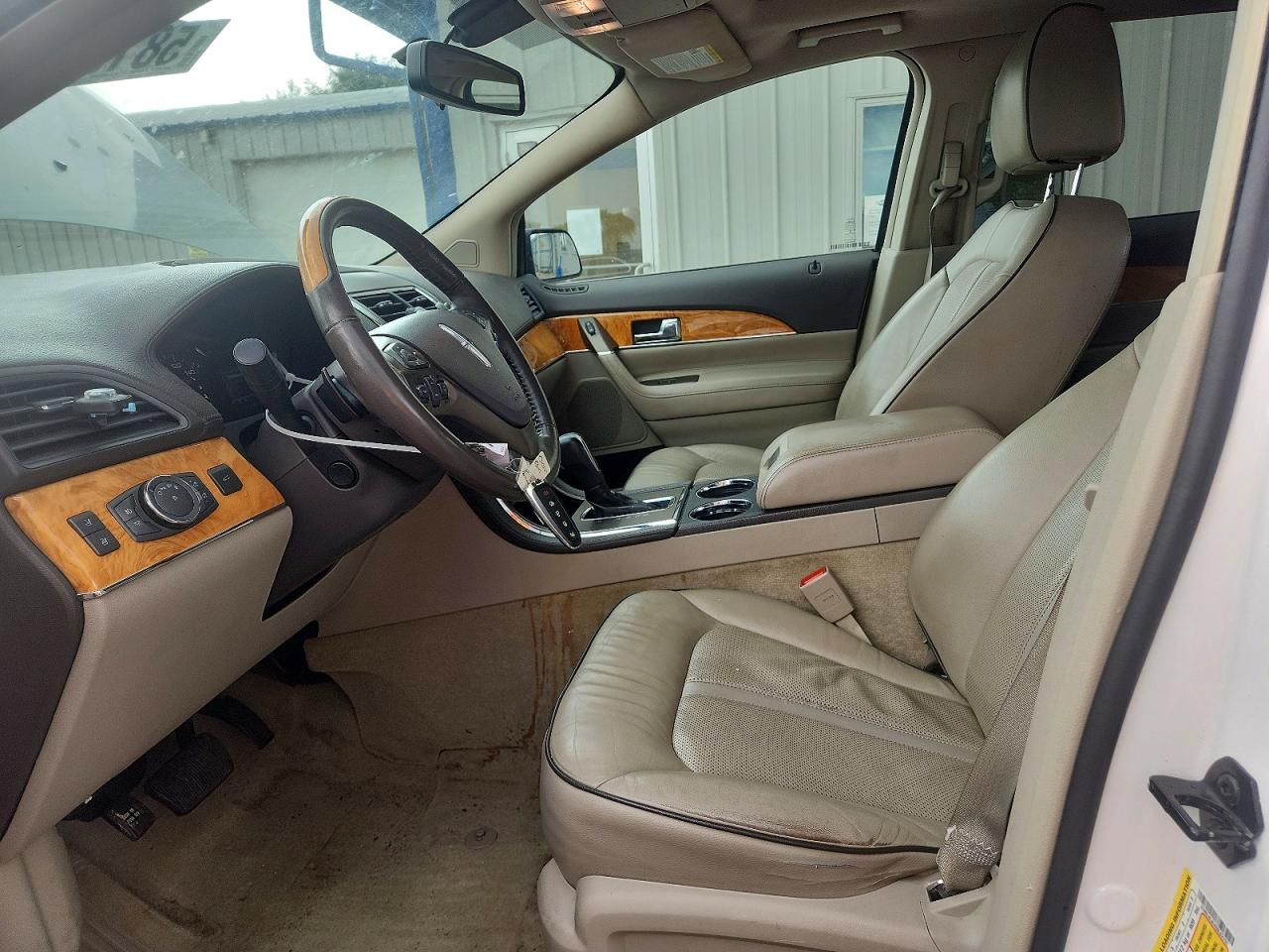 2014 Lincoln Mkx White vin: 2LMDJ8JK4EBL02751