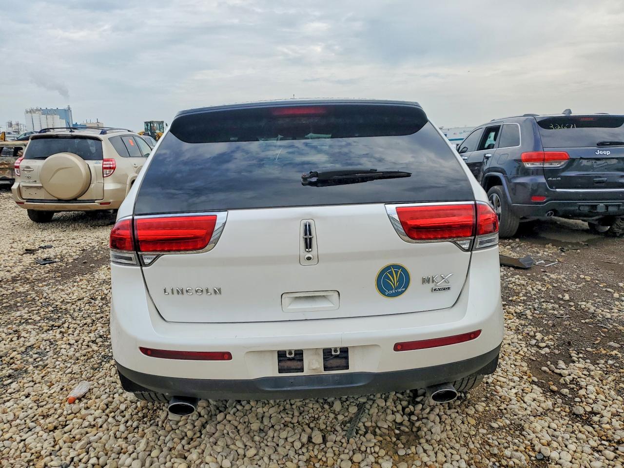 2014 Lincoln Mkx White vin: 2LMDJ8JK4EBL07710