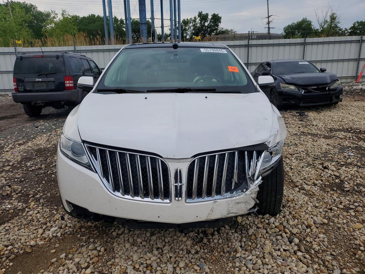 2014 Lincoln Mkx White vin: 2LMDJ8JK4EBL07710