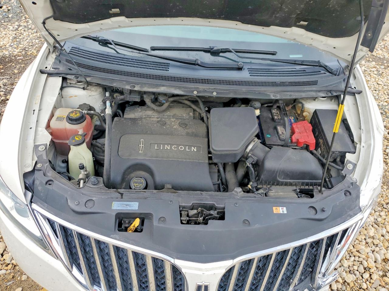 2014 Lincoln Mkx White vin: 2LMDJ8JK4EBL07710