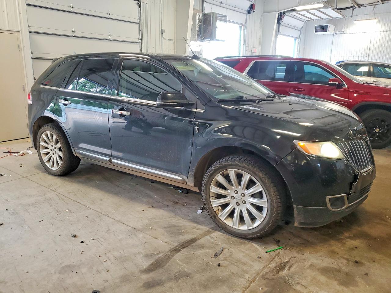 2014 Lincoln Mkx Black vin: 2LMDJ8JK4EBL08615