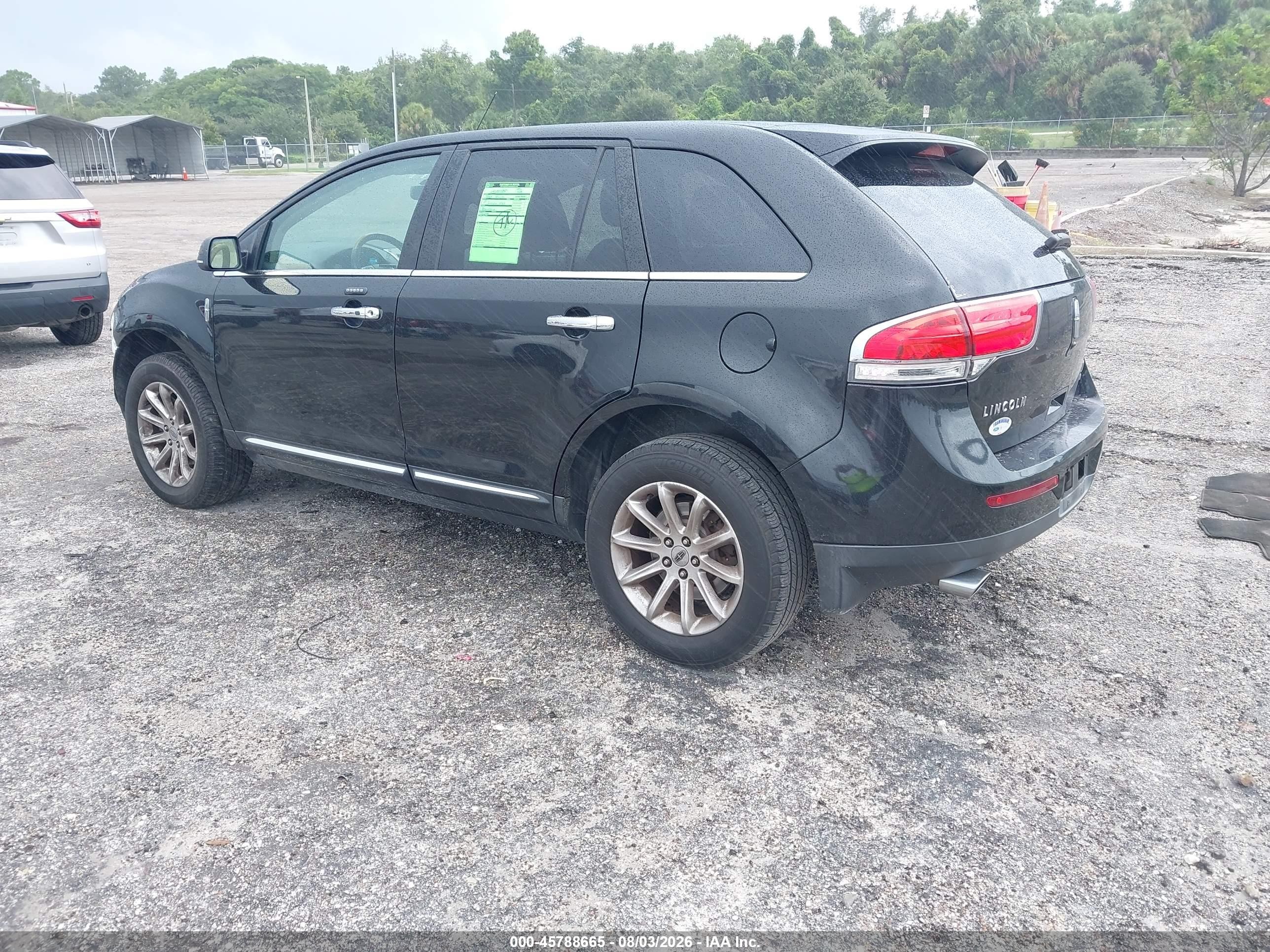 2015 Lincoln Mkx   Black vin: 2LMDJ8JK4FBL29899