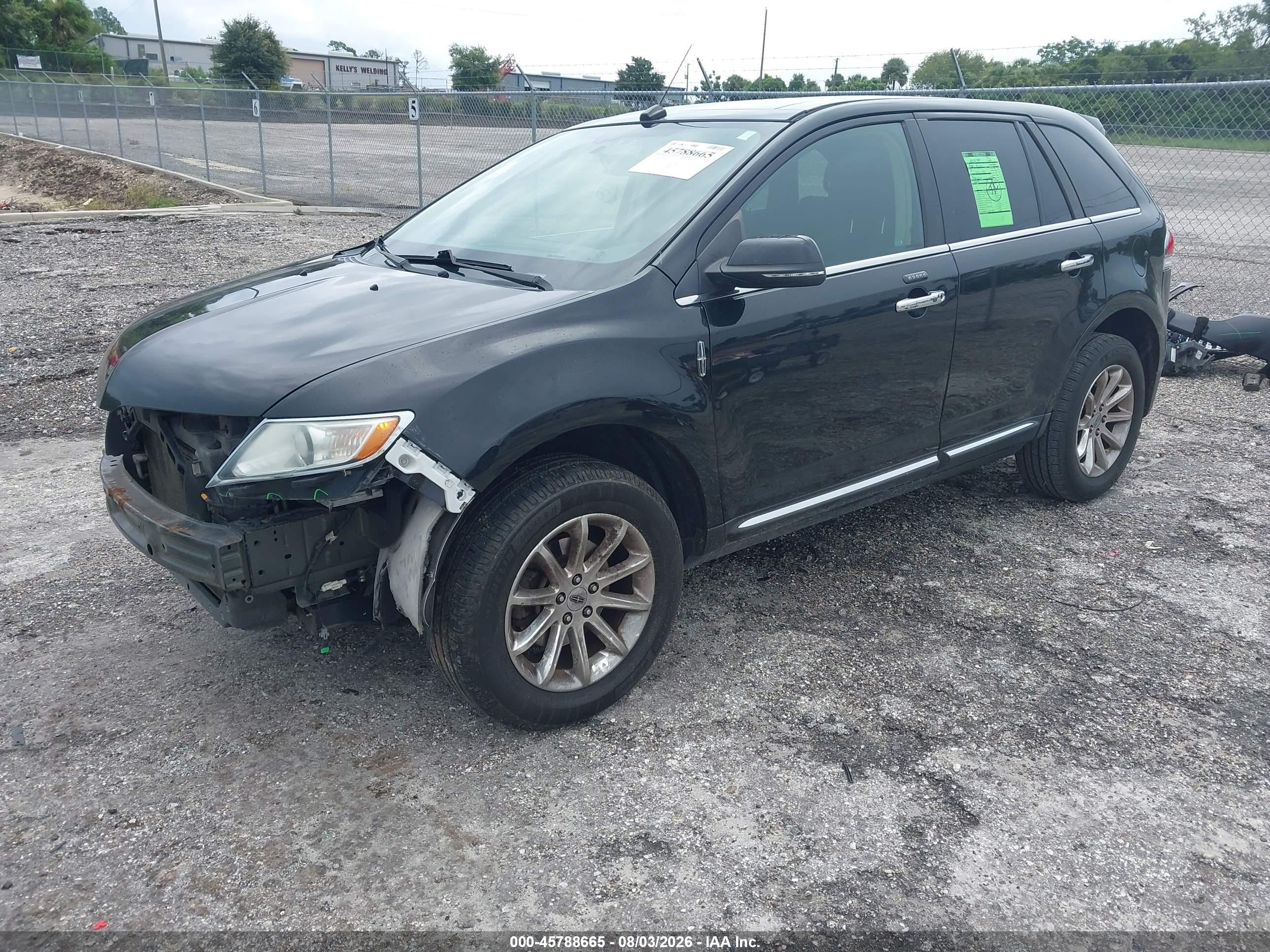 2015 Lincoln Mkx   Black vin: 2LMDJ8JK4FBL29899