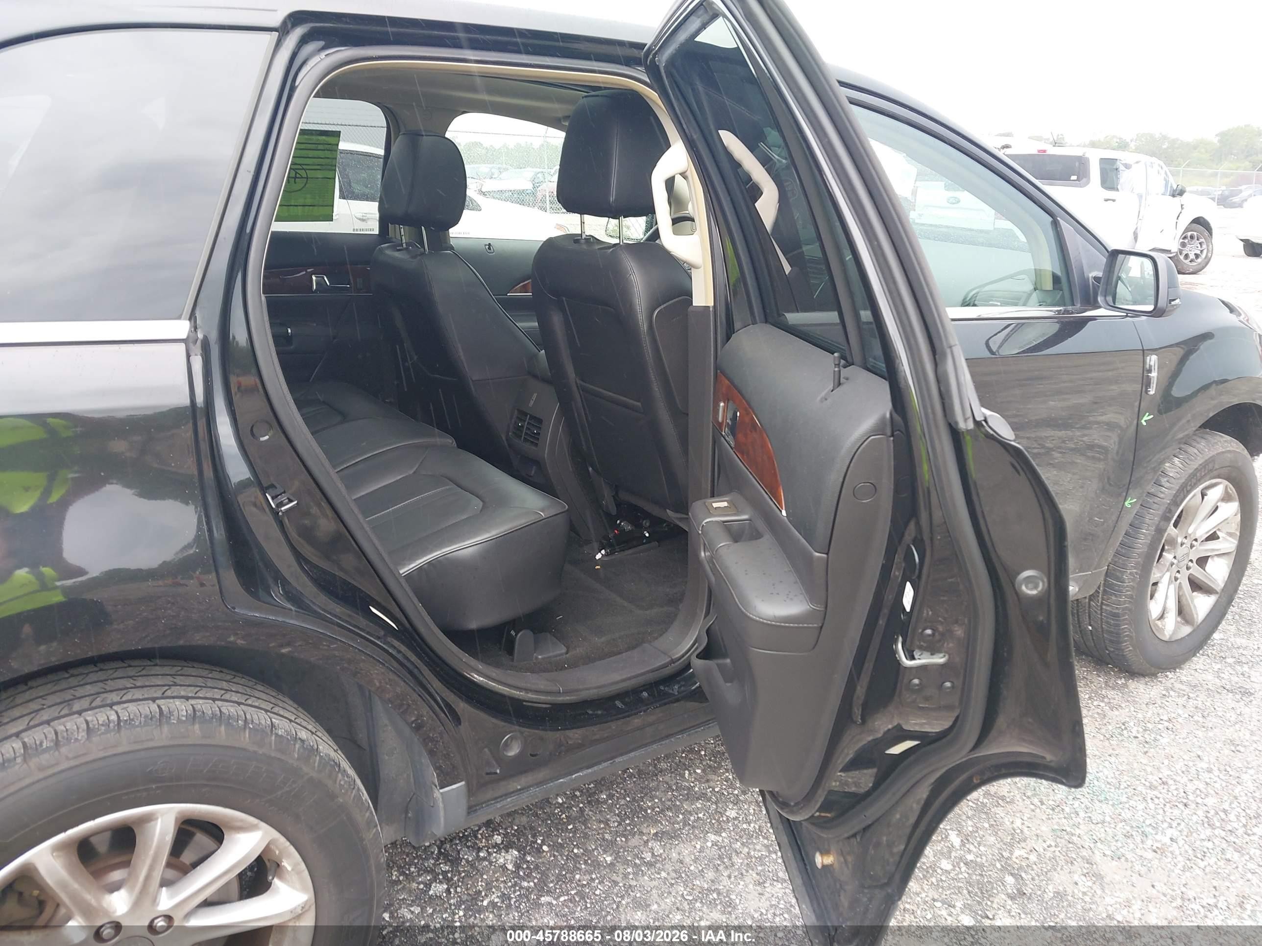 2015 Lincoln Mkx   Black vin: 2LMDJ8JK4FBL29899