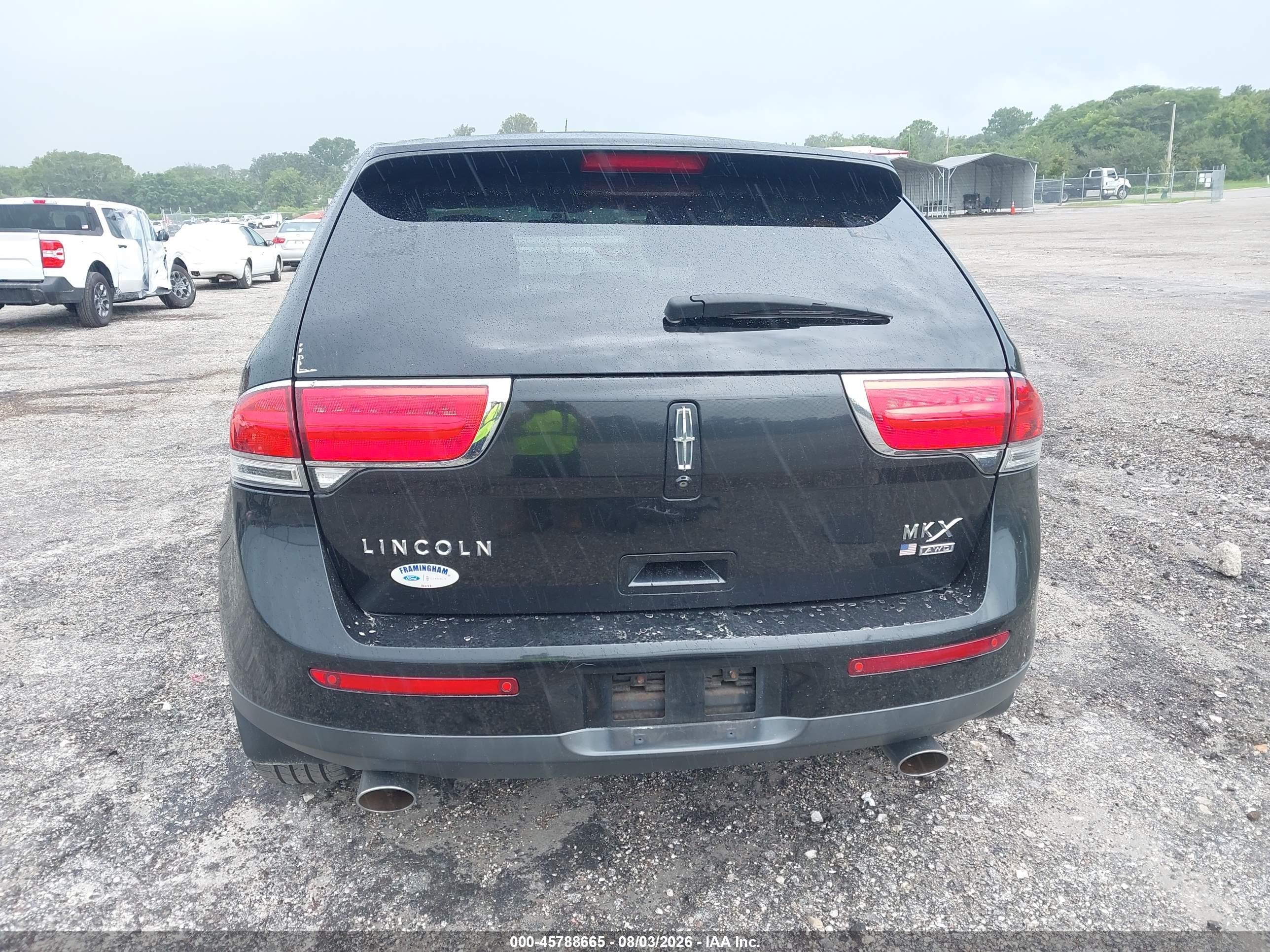 2015 Lincoln Mkx   Black vin: 2LMDJ8JK4FBL29899