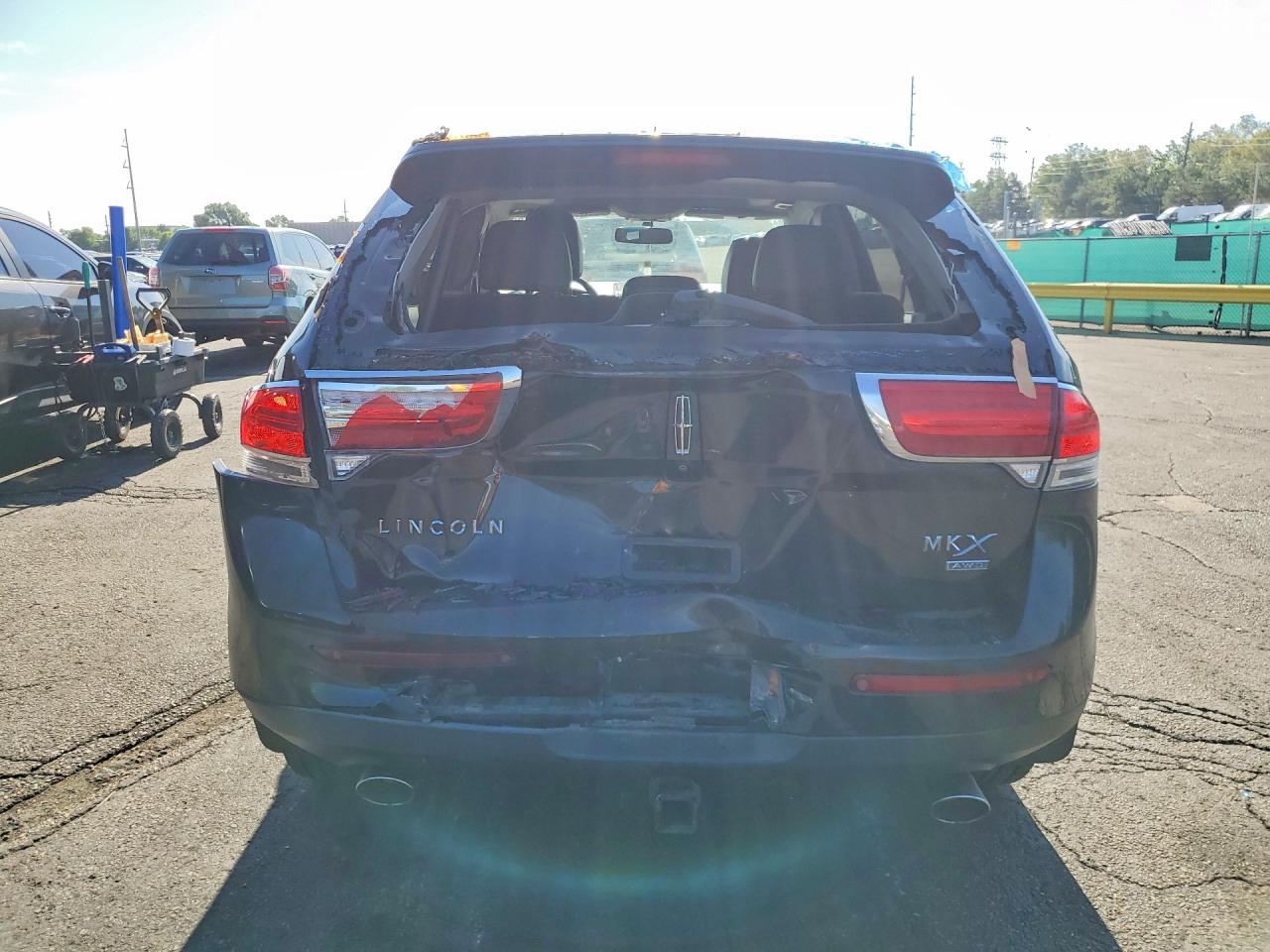 2015 Lincoln Mkx Black vin: 2LMDJ8JK4FBL31734