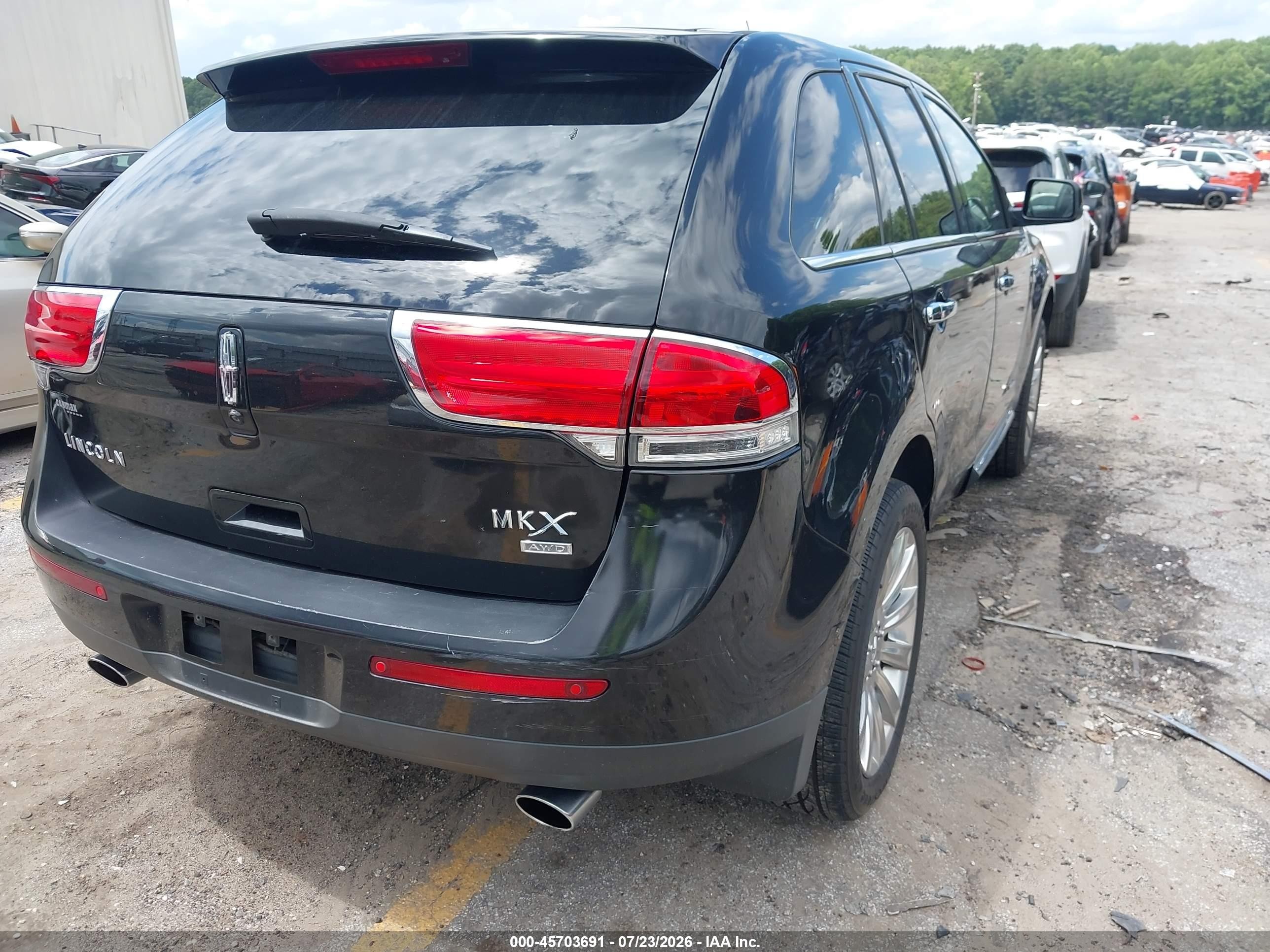 2011 Lincoln Mkx   Black vin: 2LMDJ8JK5BBJ00531