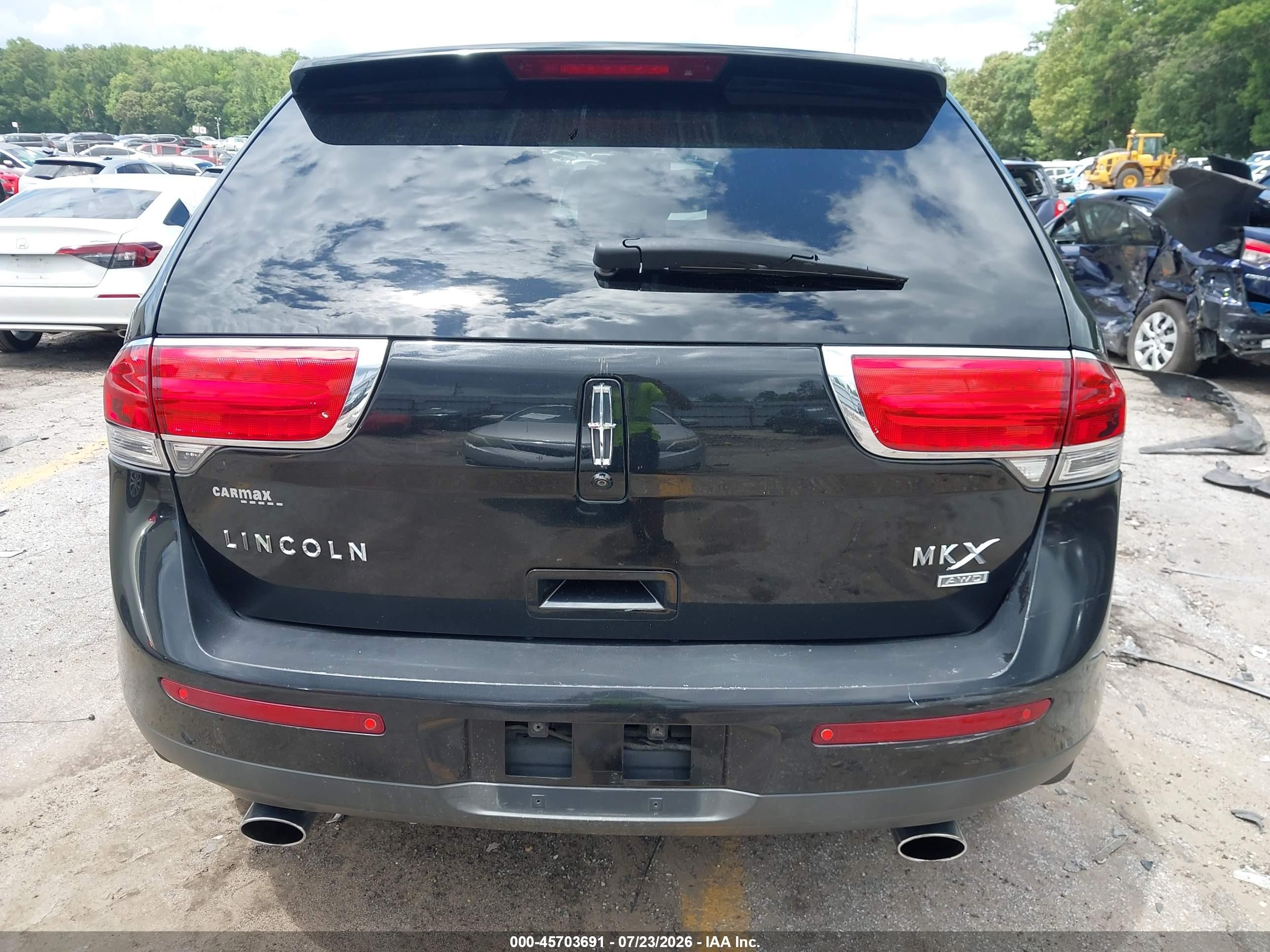 2011 Lincoln Mkx   Black vin: 2LMDJ8JK5BBJ00531