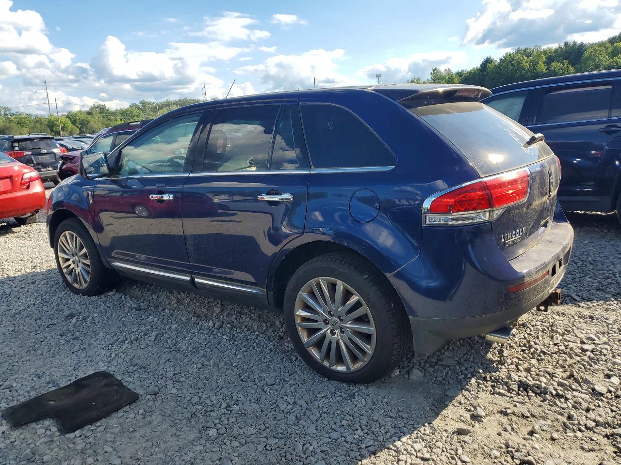 2011 Lincoln Mkx Blue vin: 2LMDJ8JK5BBJ04272