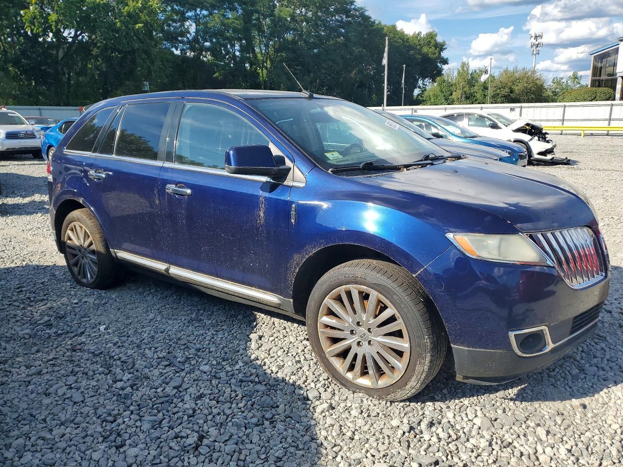 2011 Lincoln Mkx Blue vin: 2LMDJ8JK5BBJ04272