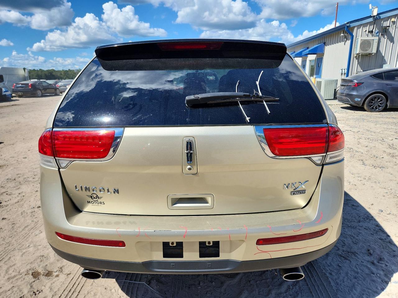 2011 Lincoln Mkx Gold vin: 2LMDJ8JK5BBJ30953